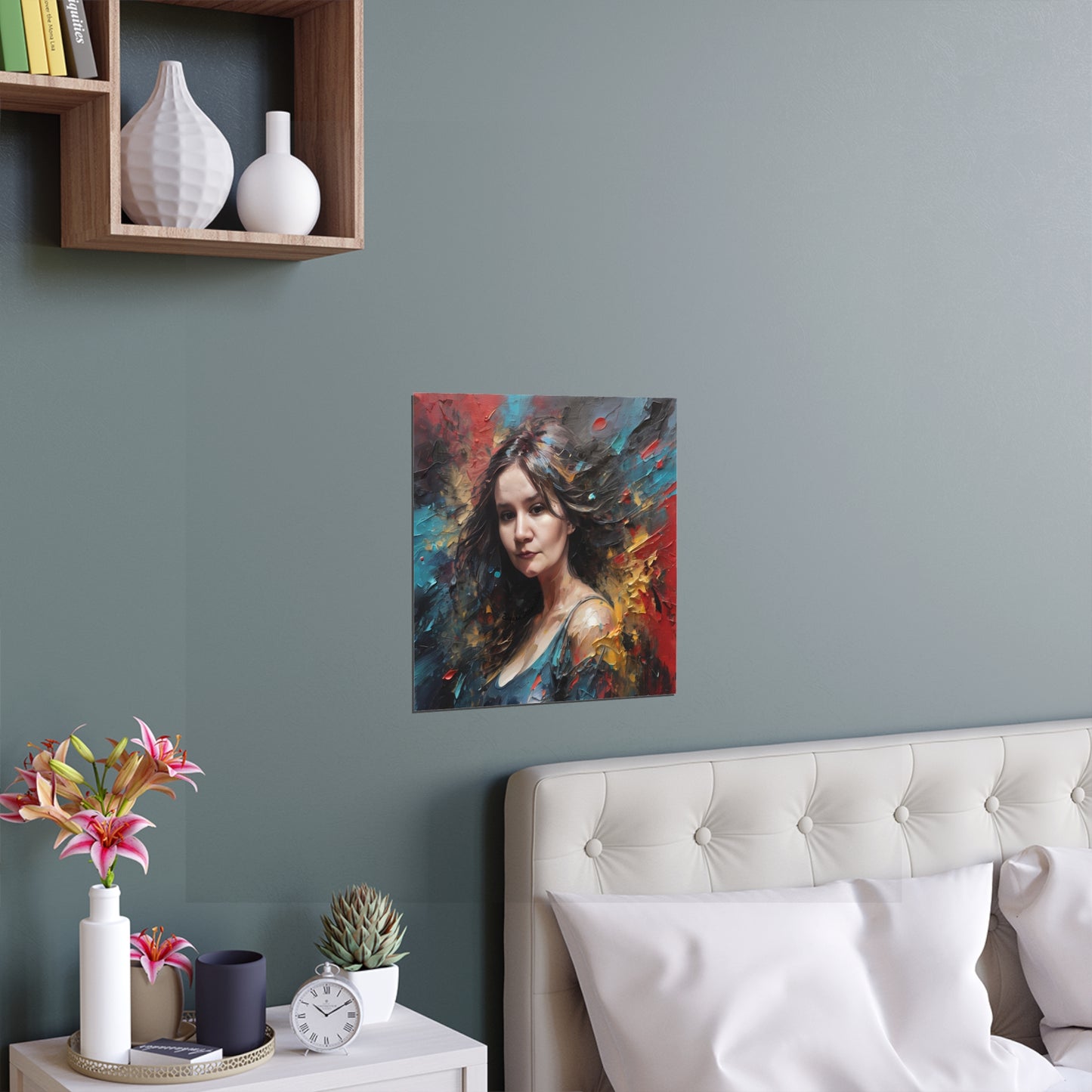 Indoor and Outdoor Silk Posters (Square 9)
