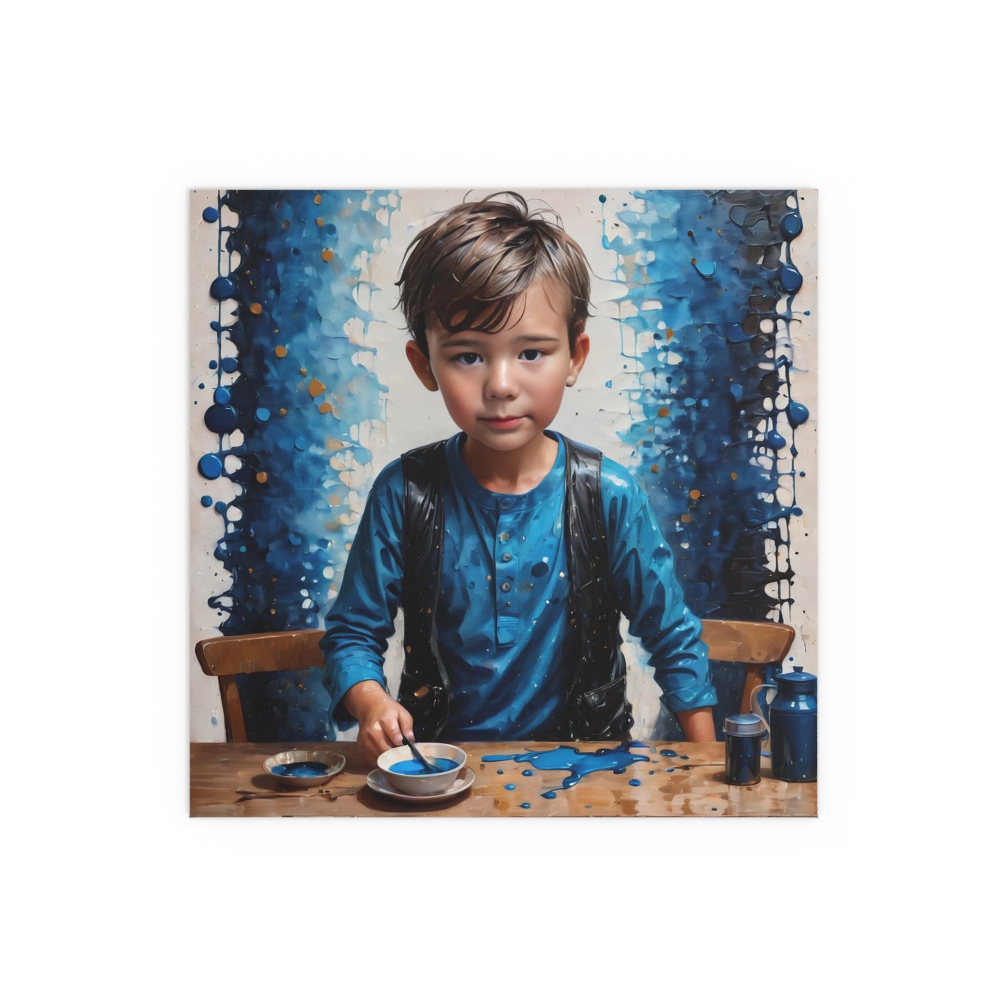 Indoor and Outdoor Silk Posters (Square 4)