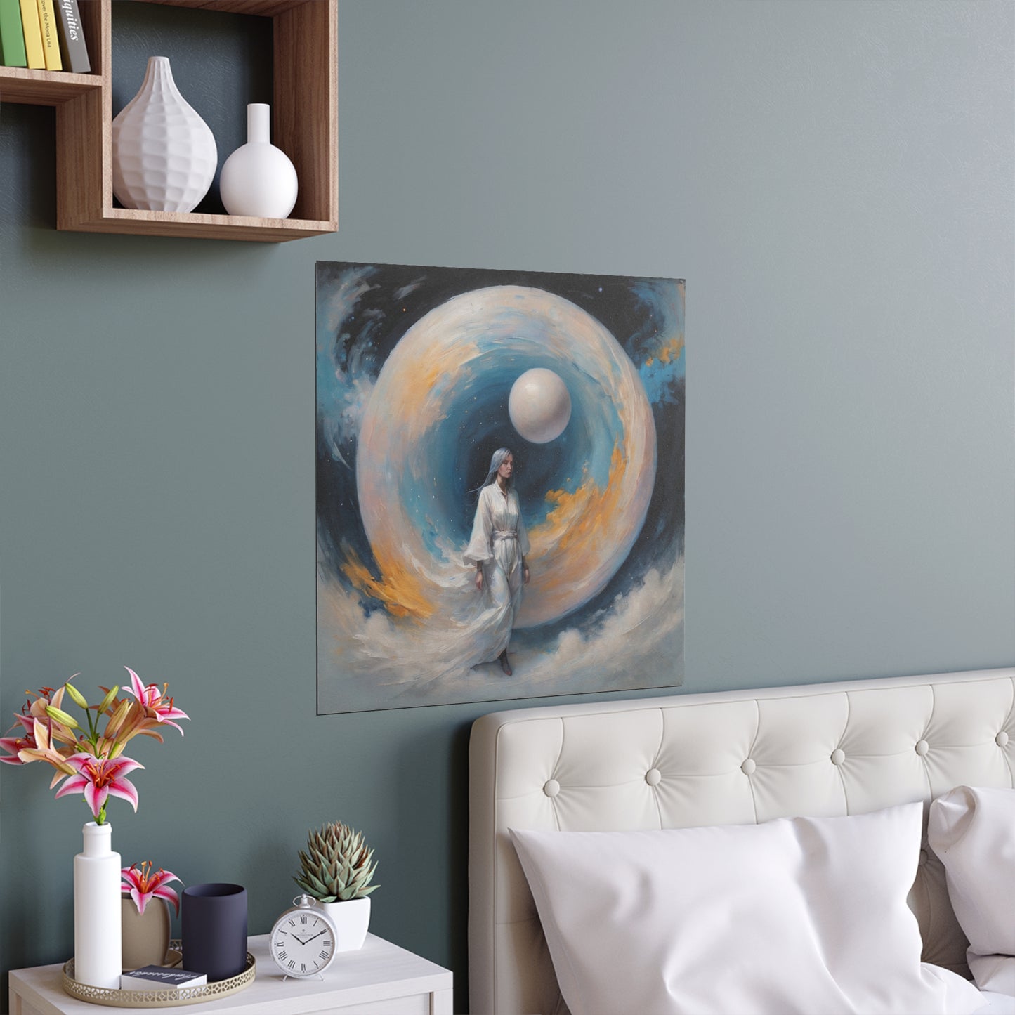 Indoor and Outdoor Silk Posters (Square 17)