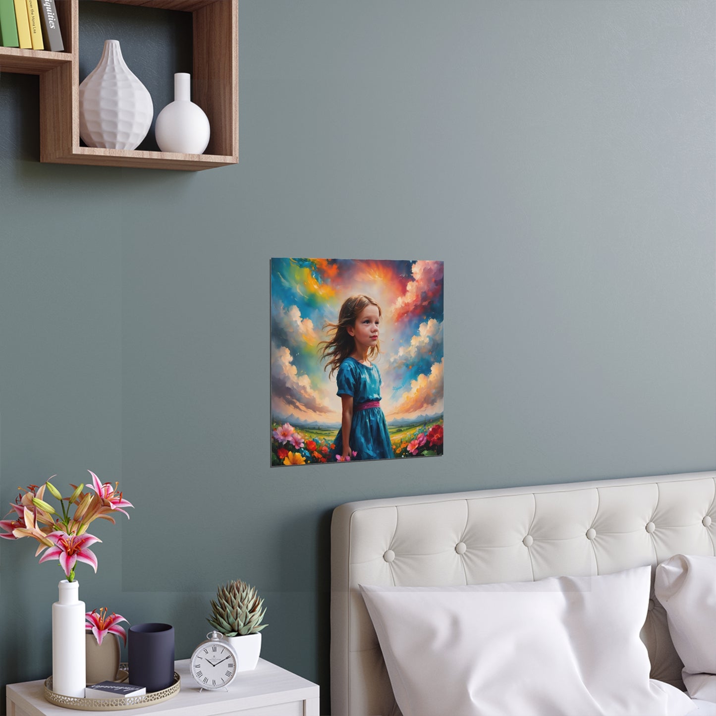 Indoor and Outdoor Silk Posters (Square 11)