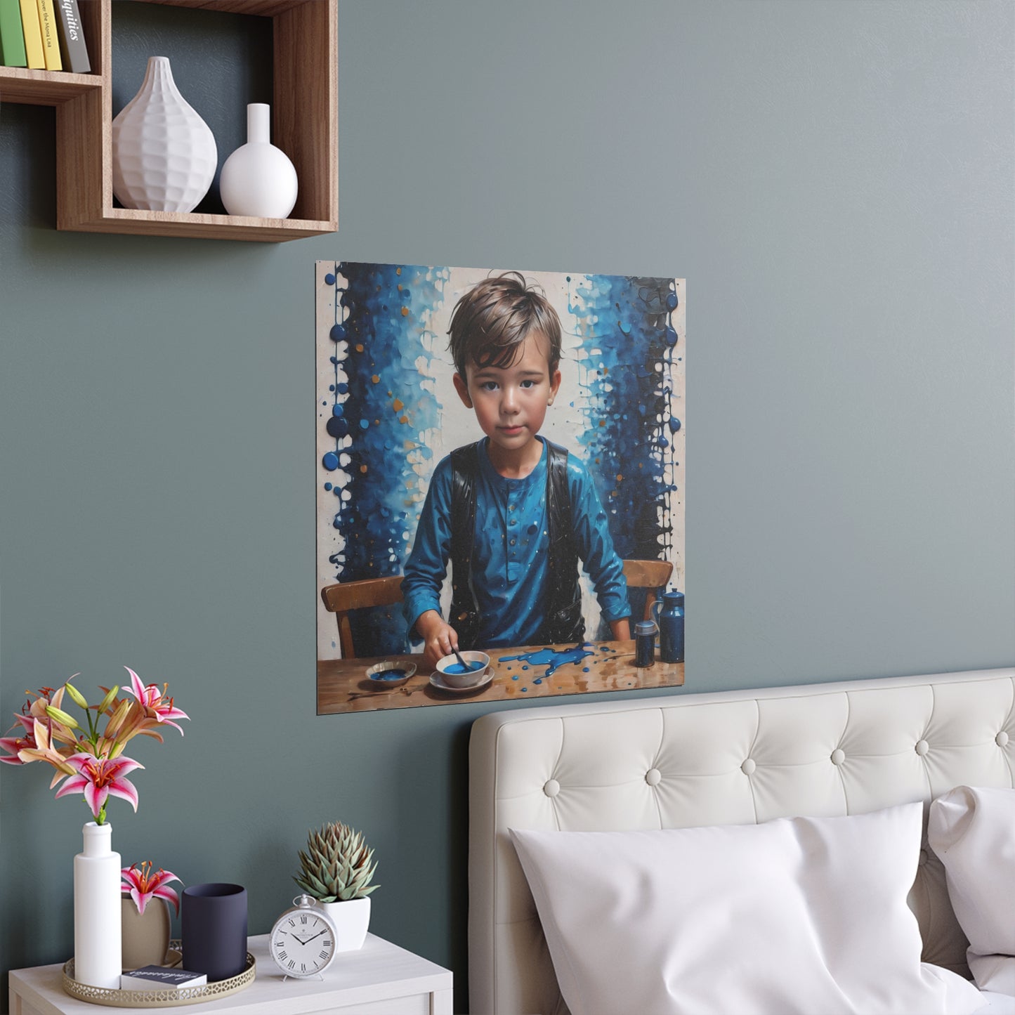 Indoor and Outdoor Silk Posters (Square 4)