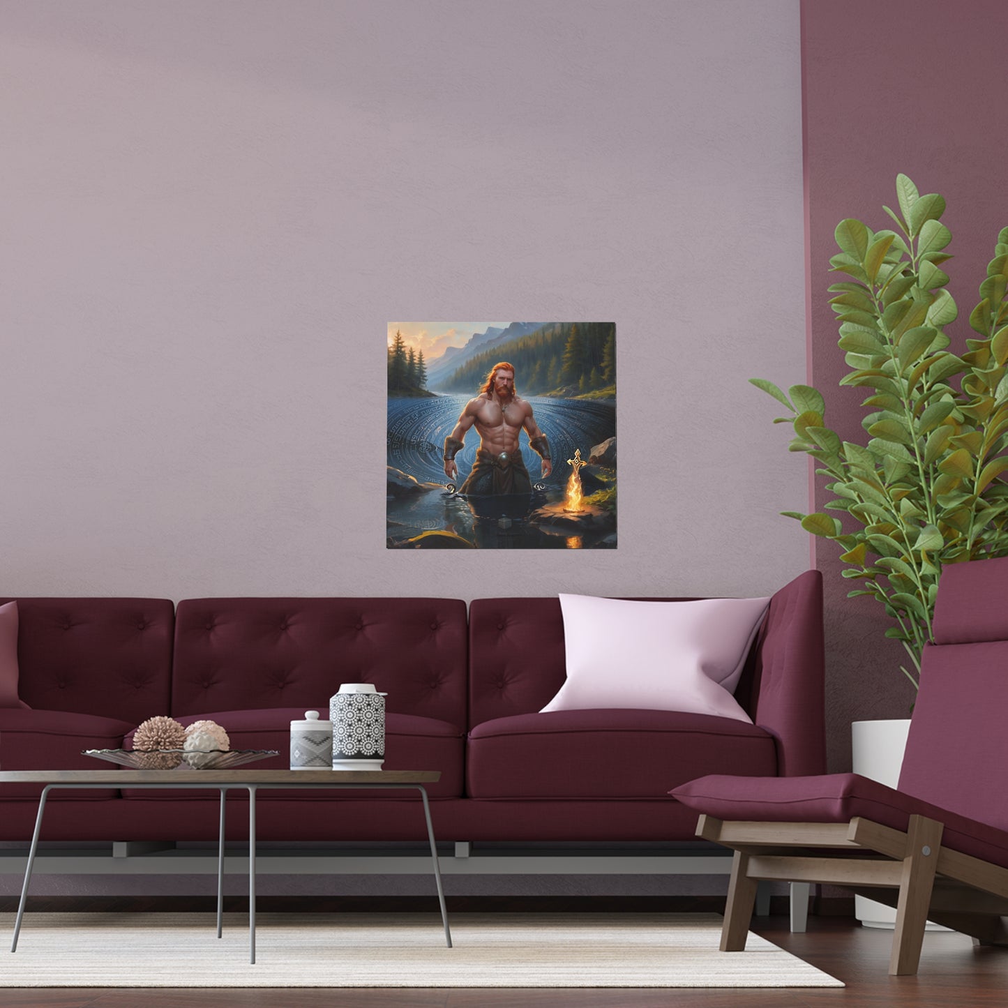 Indoor and Outdoor Silk Posters (Square 2)