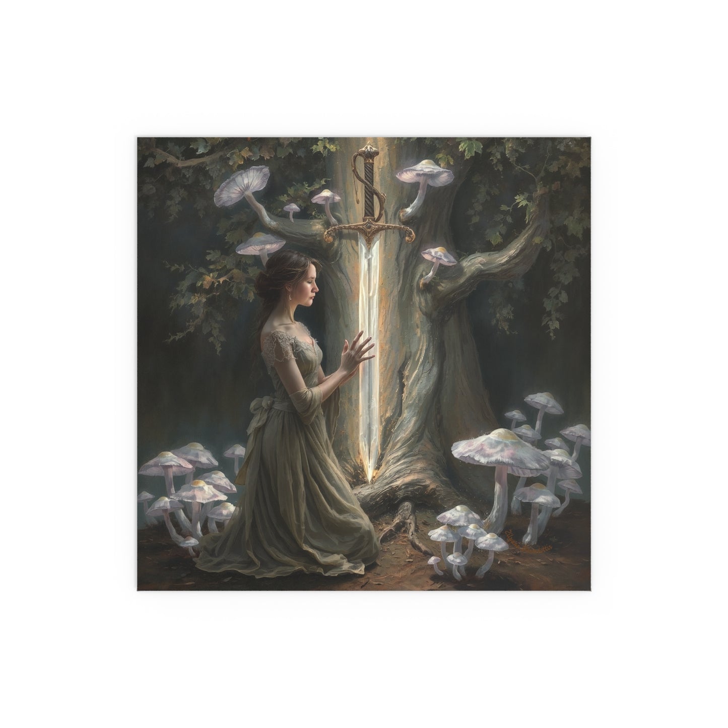 Indoor and Outdoor Silk Posters (Square 27)
