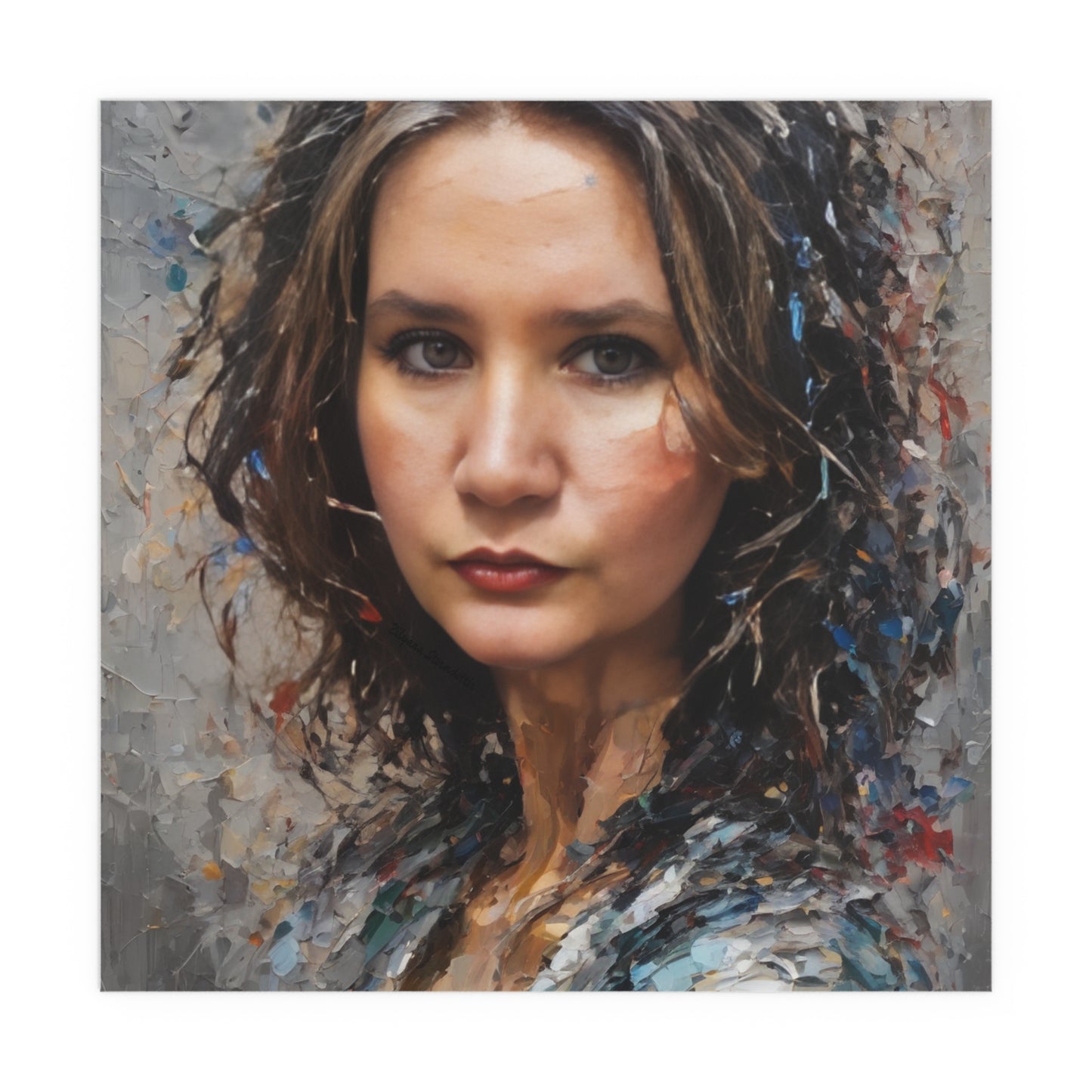Indoor and Outdoor Silk Posters (Square 22)