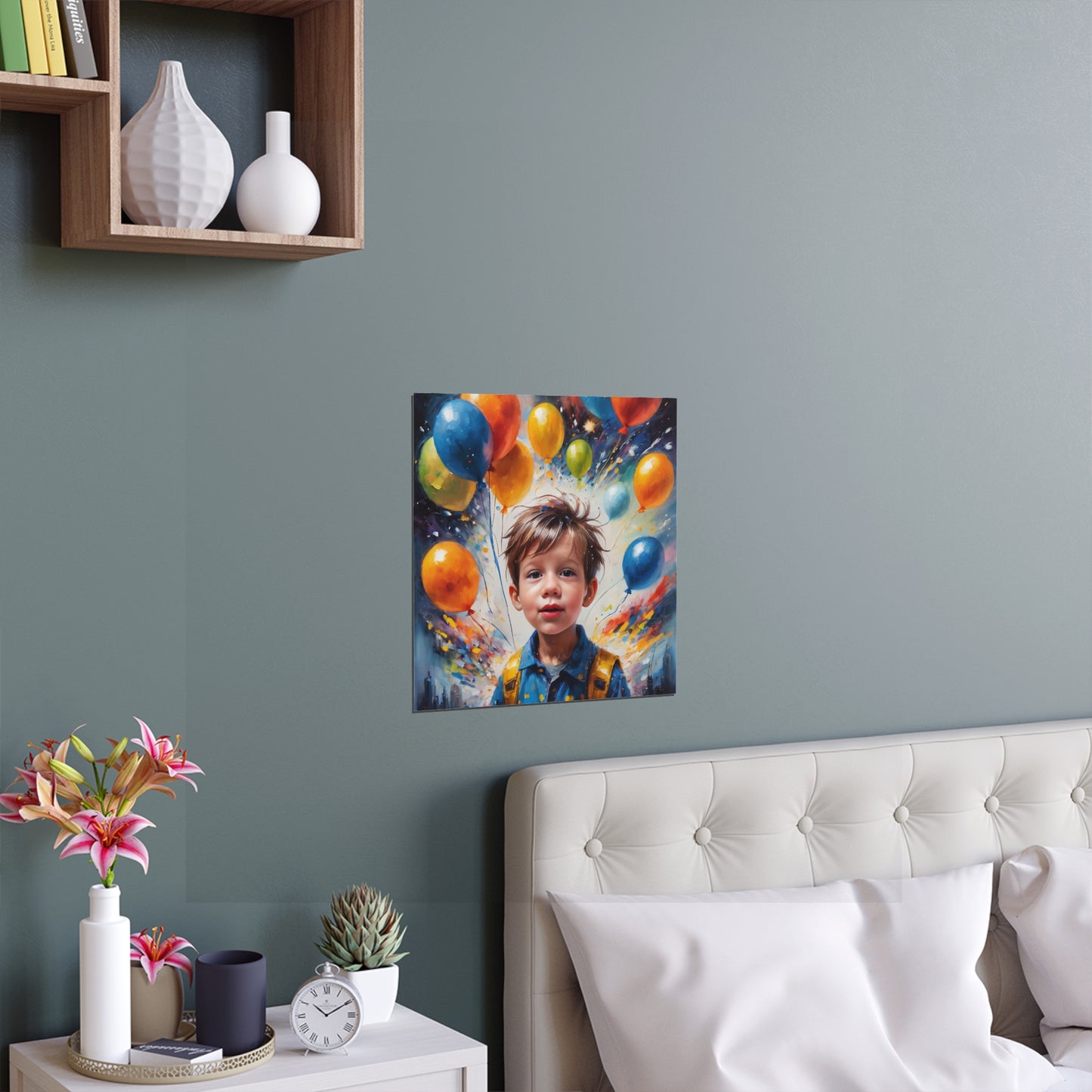 Indoor and Outdoor Silk Posters (Square 7)