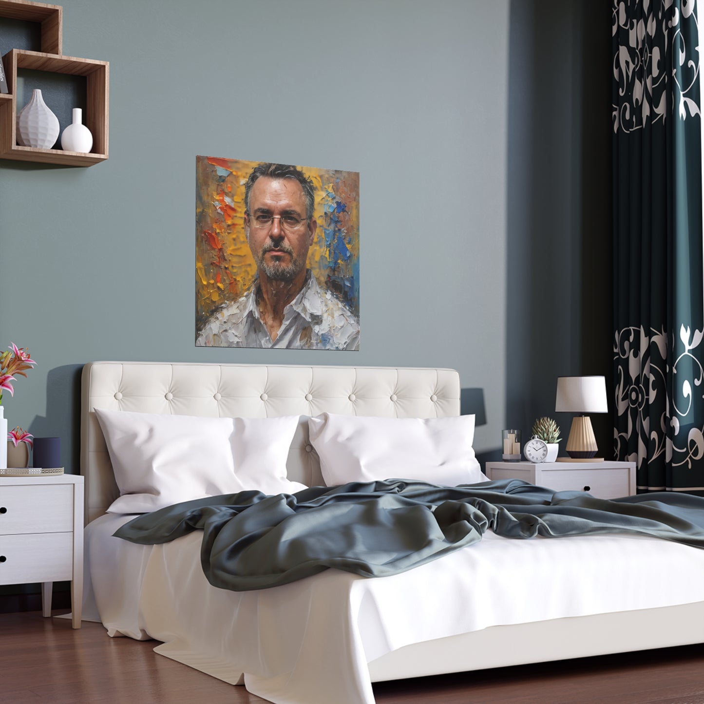 Indoor and Outdoor Silk Posters (Square 21)