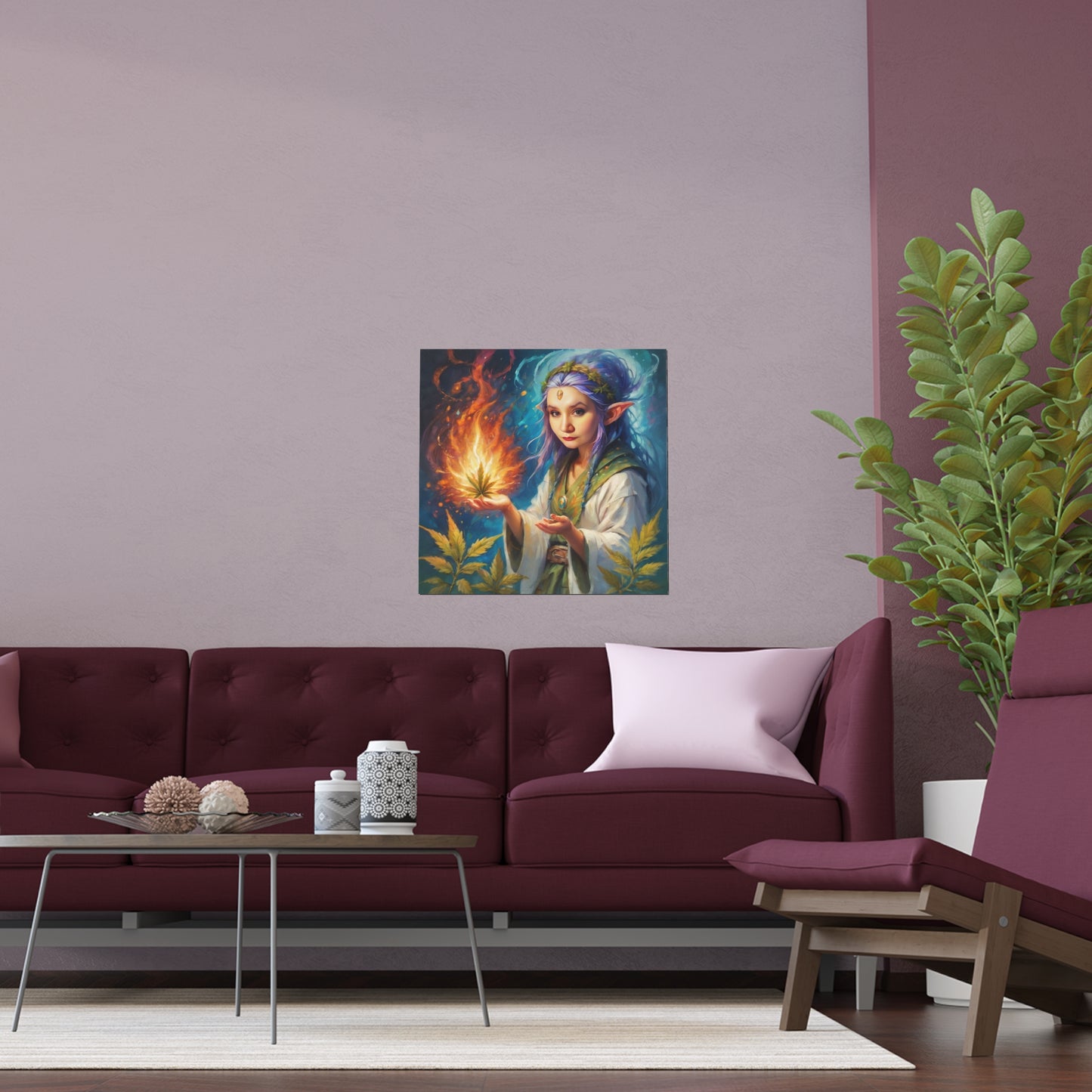 Indoor and Outdoor Silk Posters (Square 19)