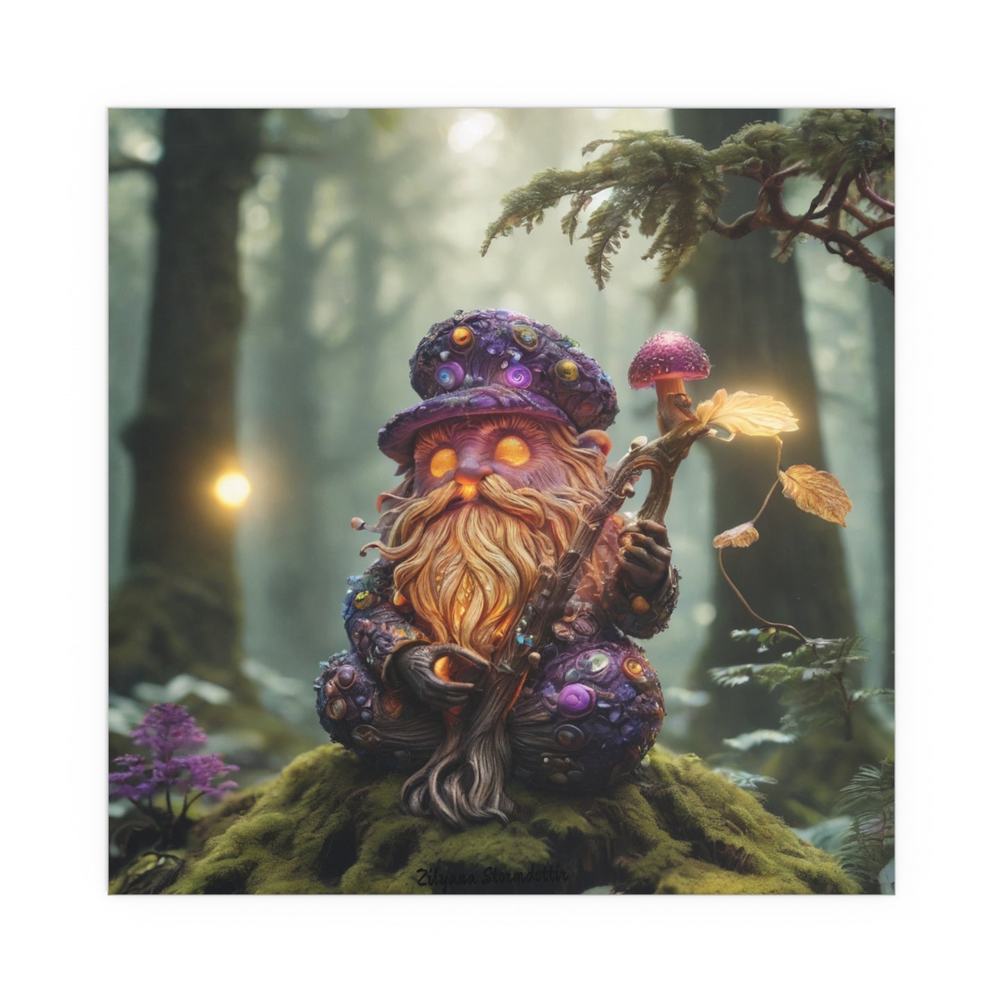 Indoor and Outdoor Silk Posters (Square 6)