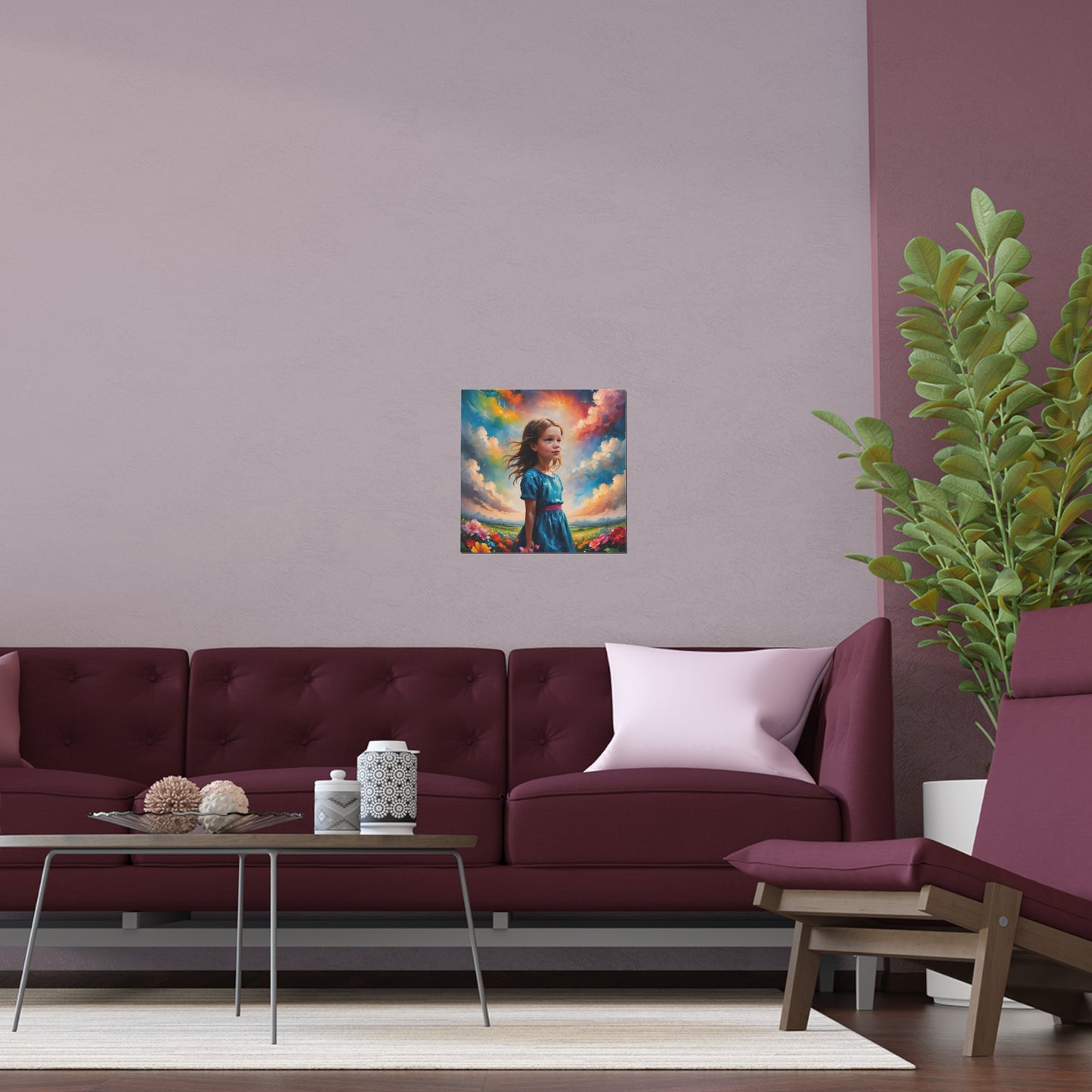 Indoor and Outdoor Silk Posters (Square 11)