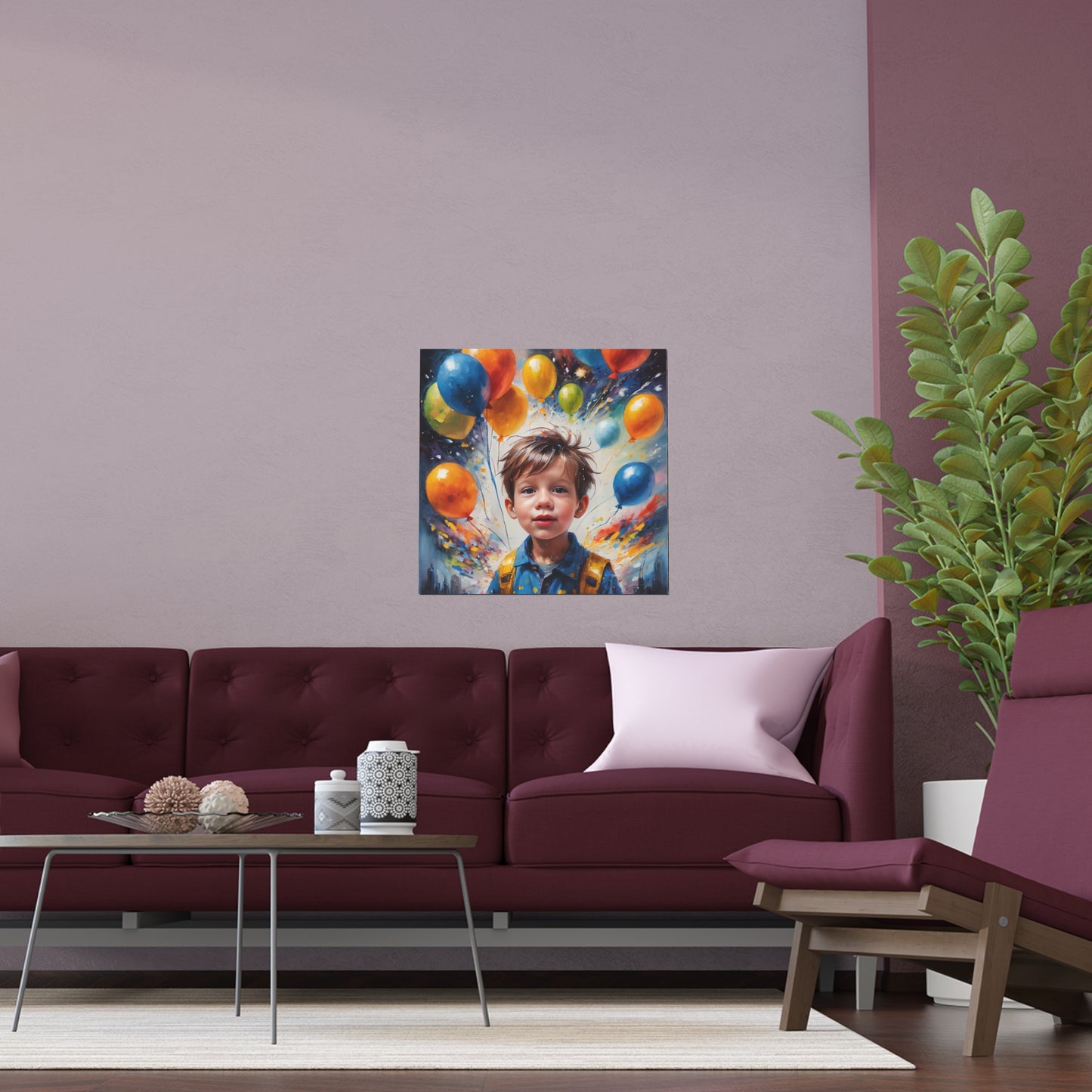 Indoor and Outdoor Silk Posters (Square 7)