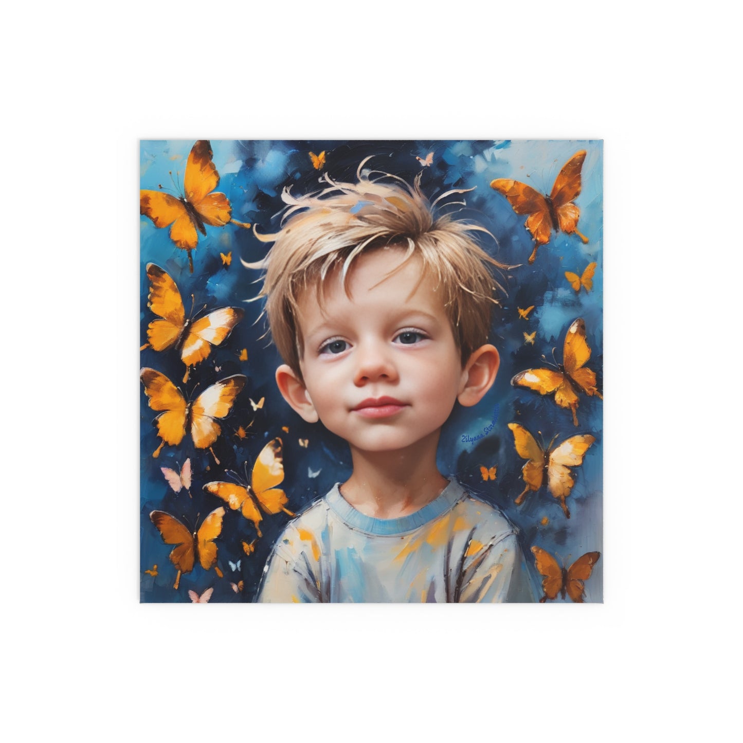 Indoor and Outdoor Silk Posters (Square 13)