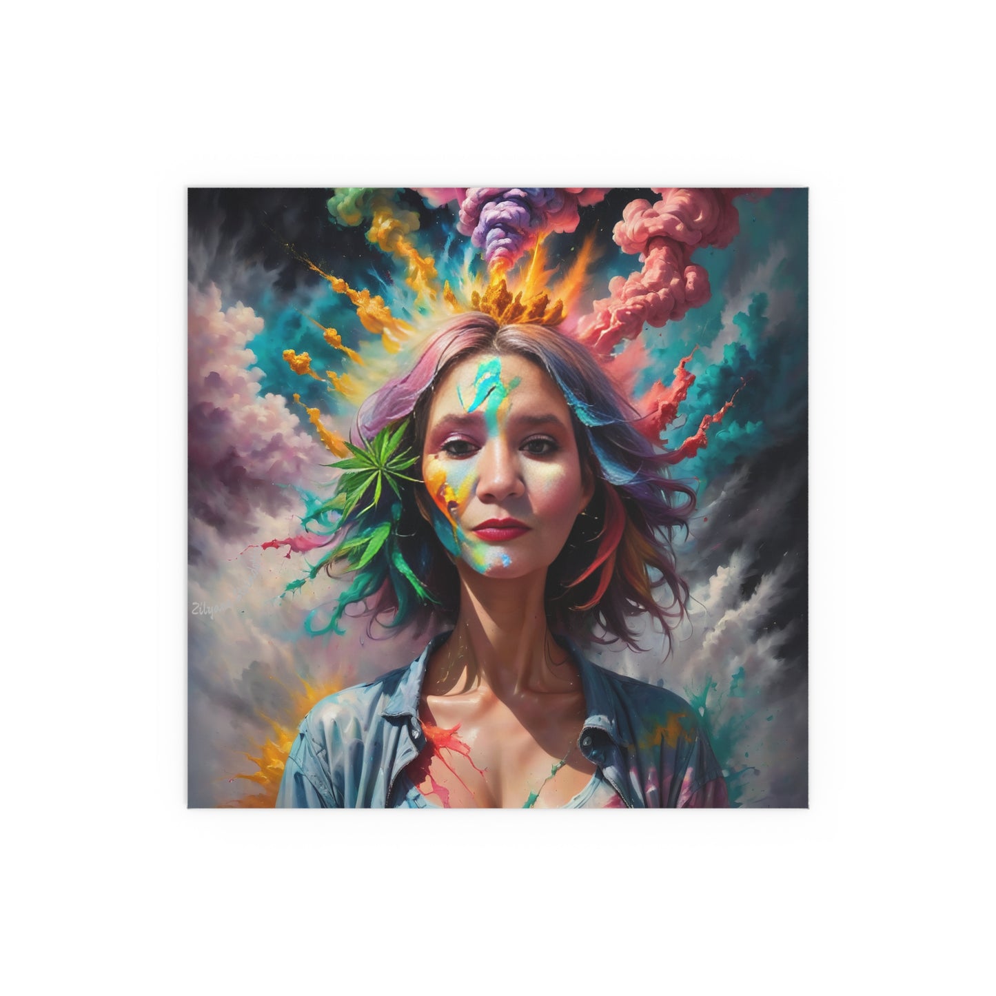 Indoor and Outdoor Silk Posters (Square 10)