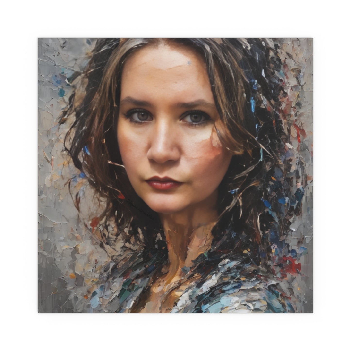 Indoor and Outdoor Silk Posters (Square 22)