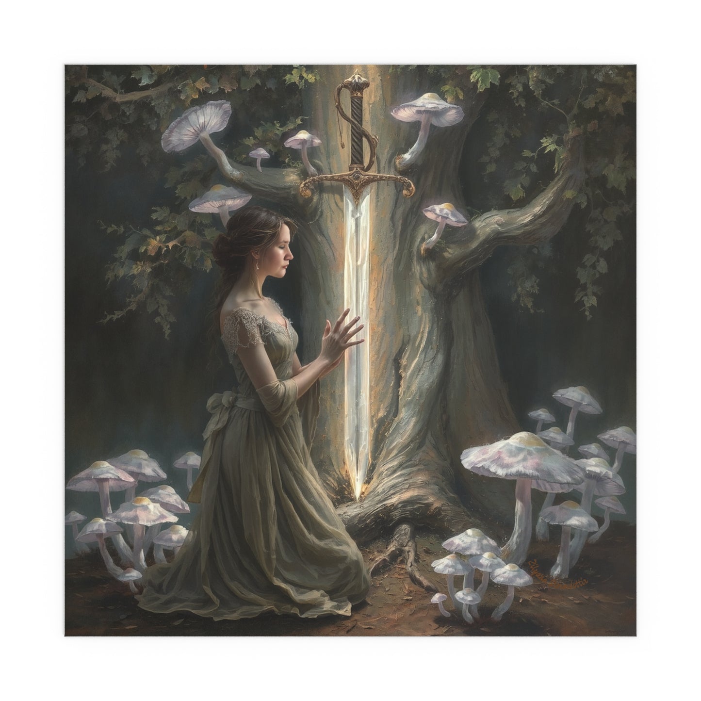 Indoor and Outdoor Silk Posters (Square 27)