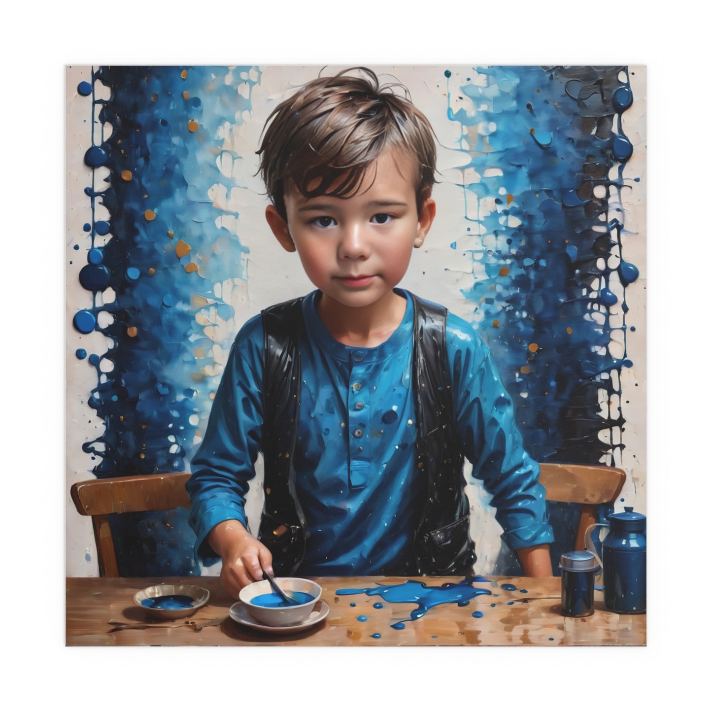 Indoor and Outdoor Silk Posters (Square 4)