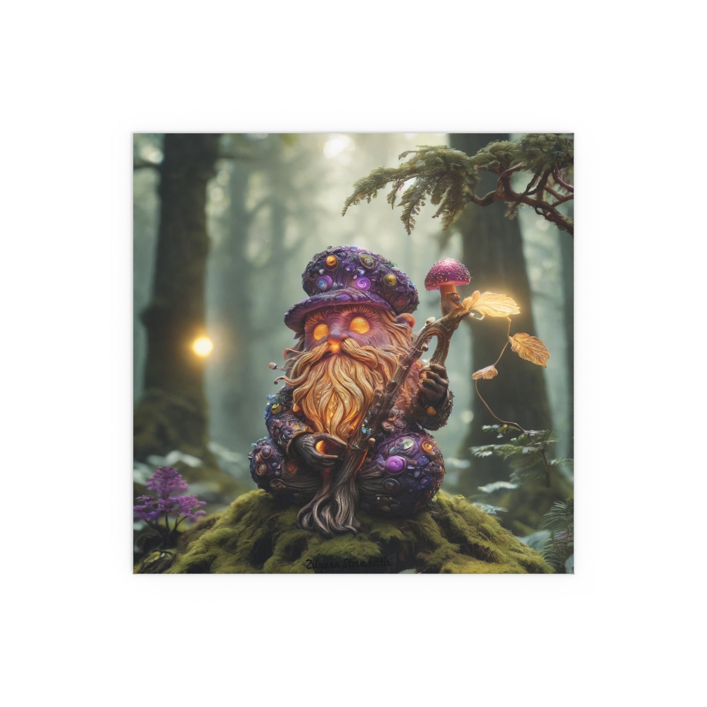 Indoor and Outdoor Silk Posters (Square 6)