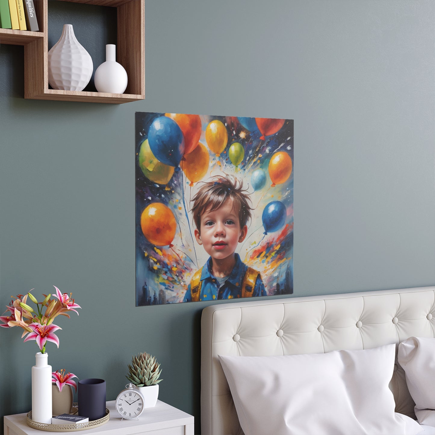 Indoor and Outdoor Silk Posters (Square 7)