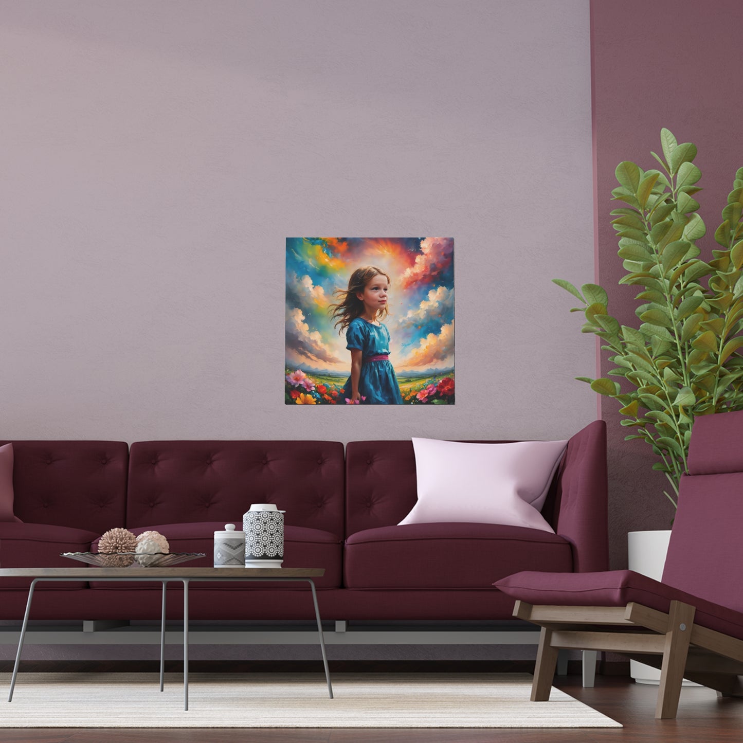 Indoor and Outdoor Silk Posters (Square 11)