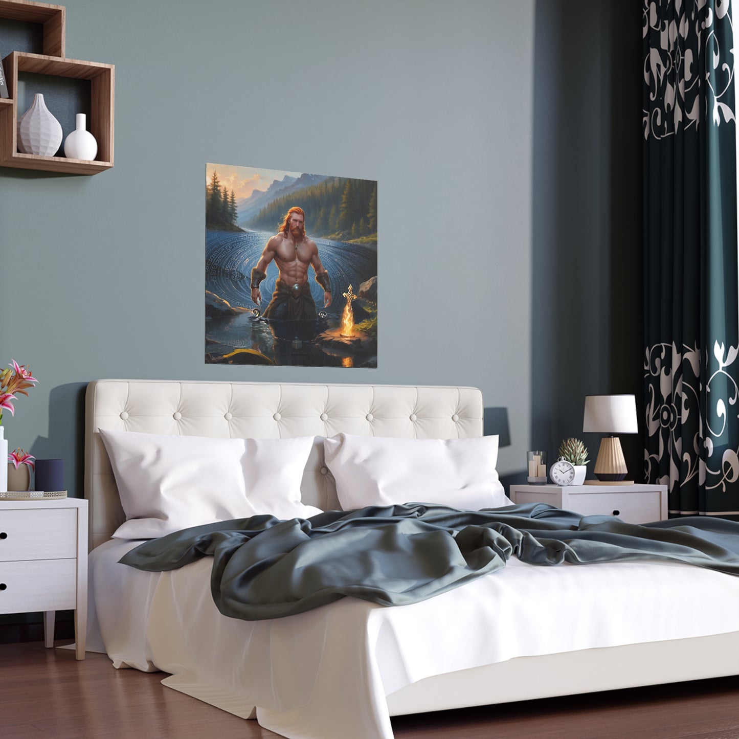Indoor and Outdoor Silk Posters (Square 2)