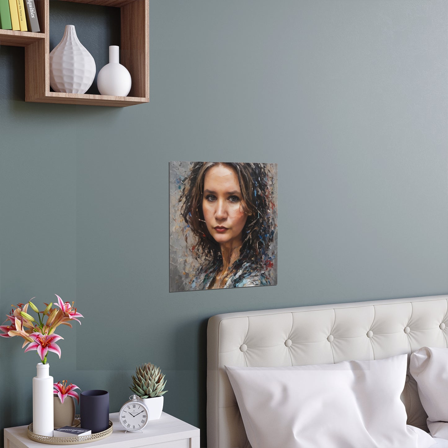Indoor and Outdoor Silk Posters (Square 22)