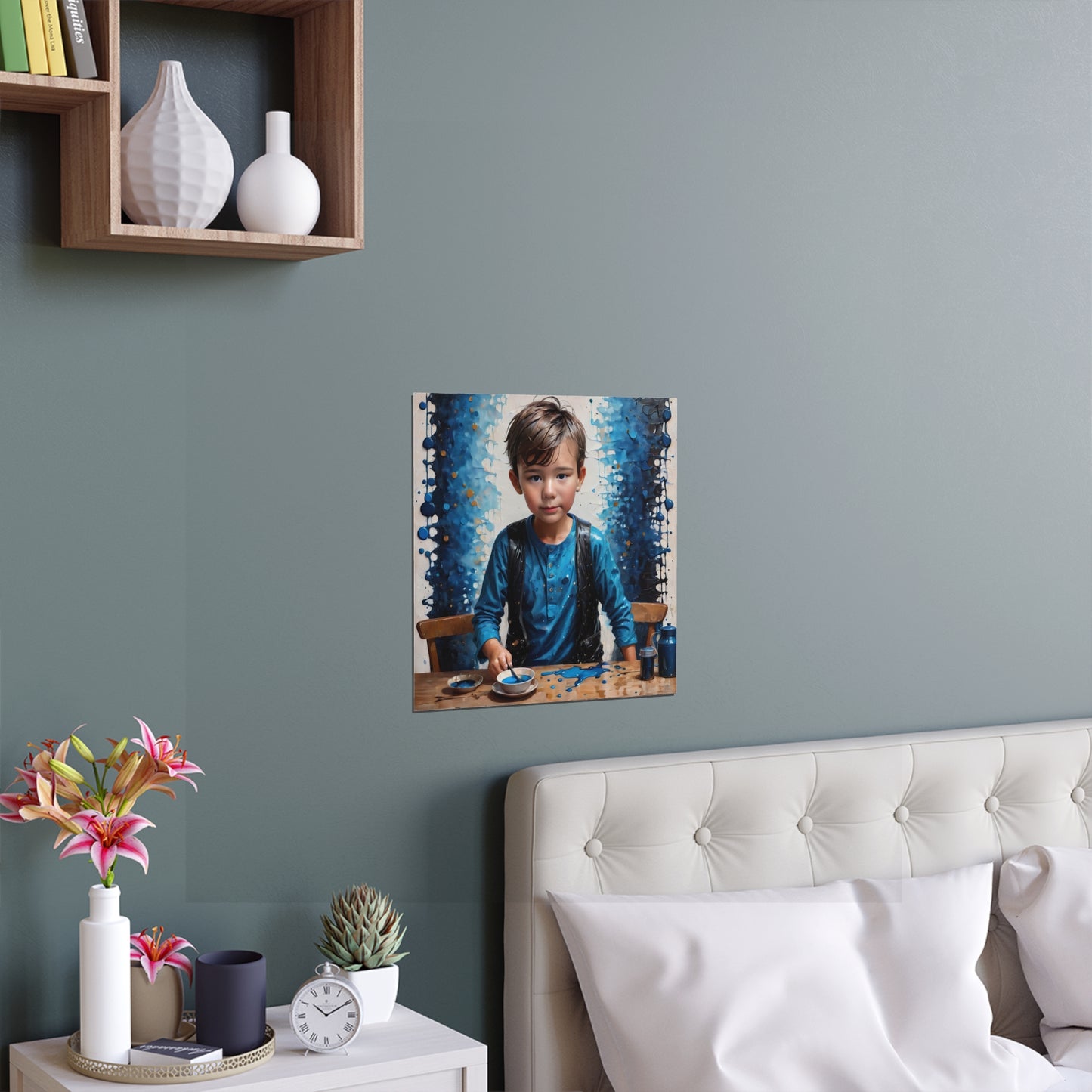 Indoor and Outdoor Silk Posters (Square 4)