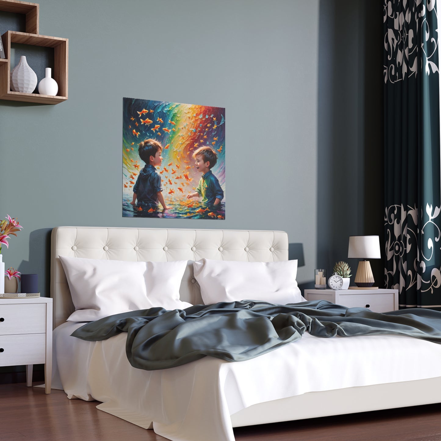 Indoor and Outdoor Silk Posters (Square 14)