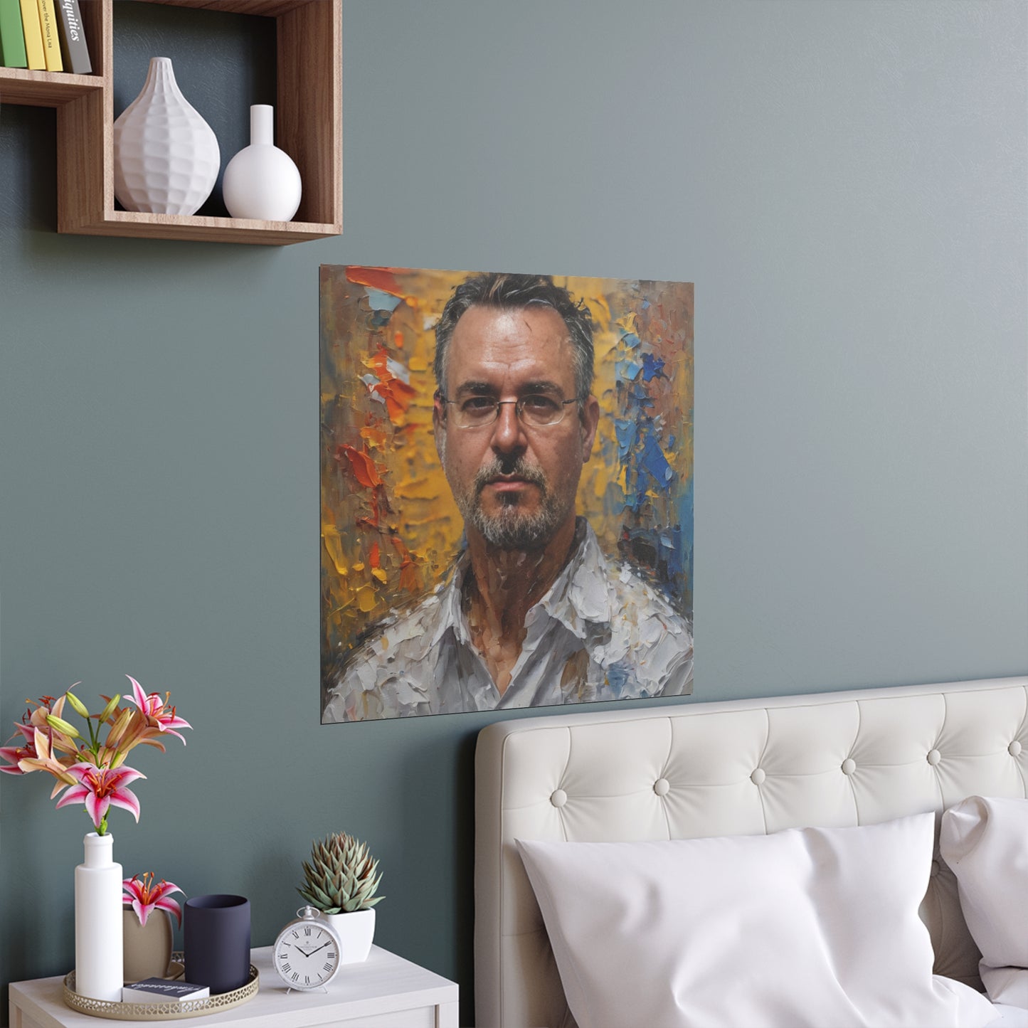 Indoor and Outdoor Silk Posters (Square 21)