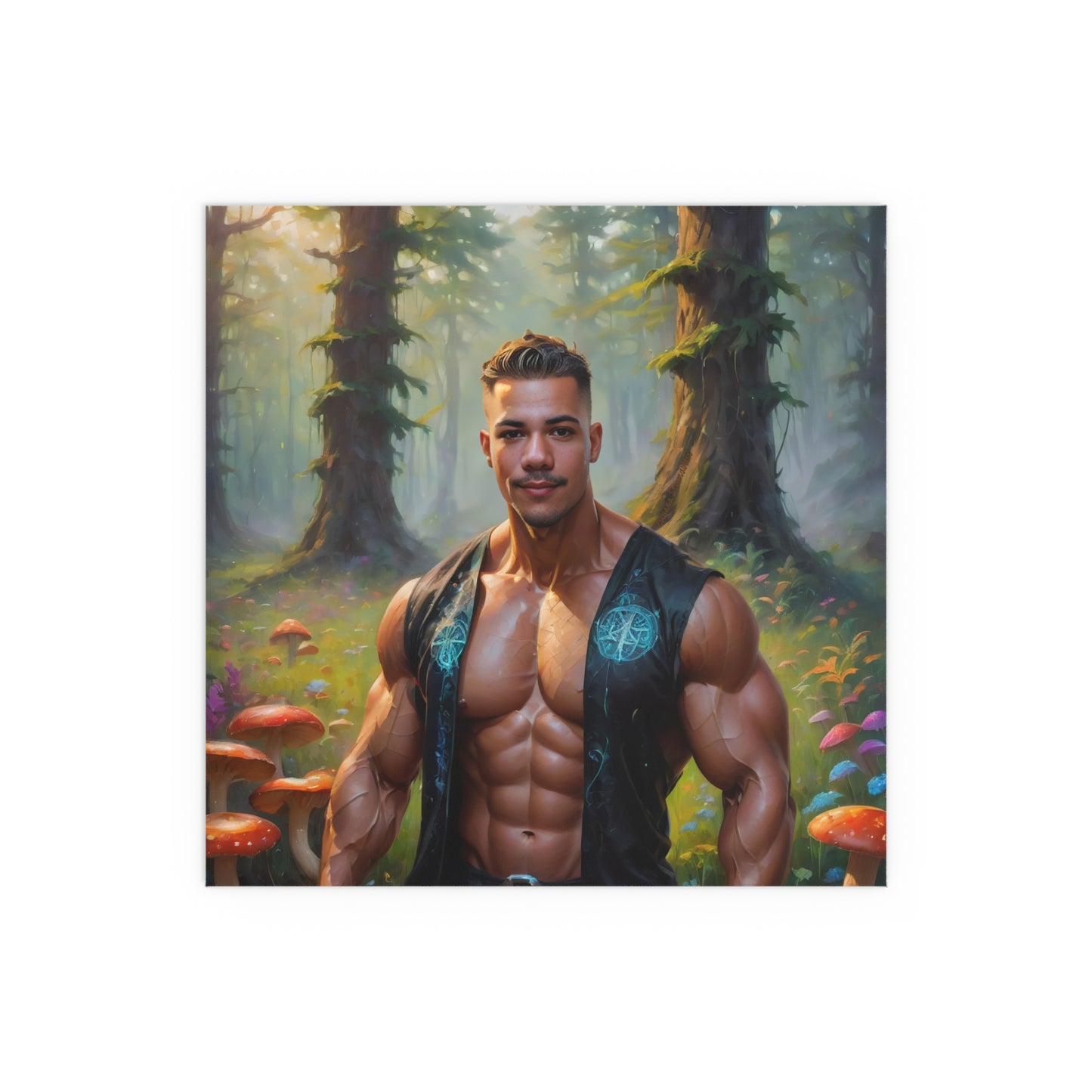 Indoor and Outdoor Silk Posters (Square 28)