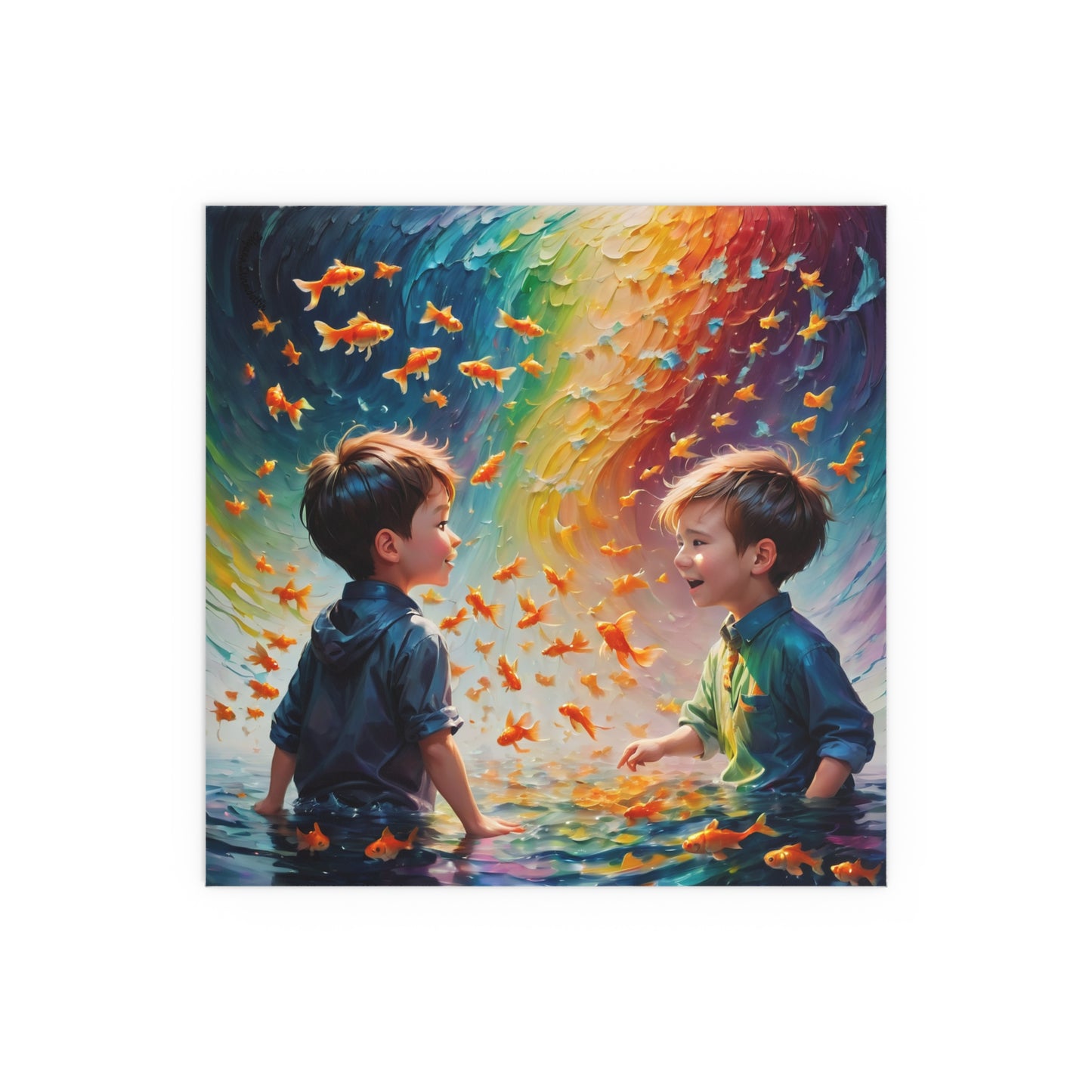 Indoor and Outdoor Silk Posters (Square 14)