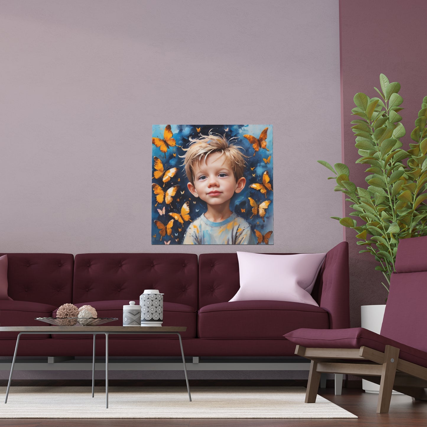 Indoor and Outdoor Silk Posters (Square 13)