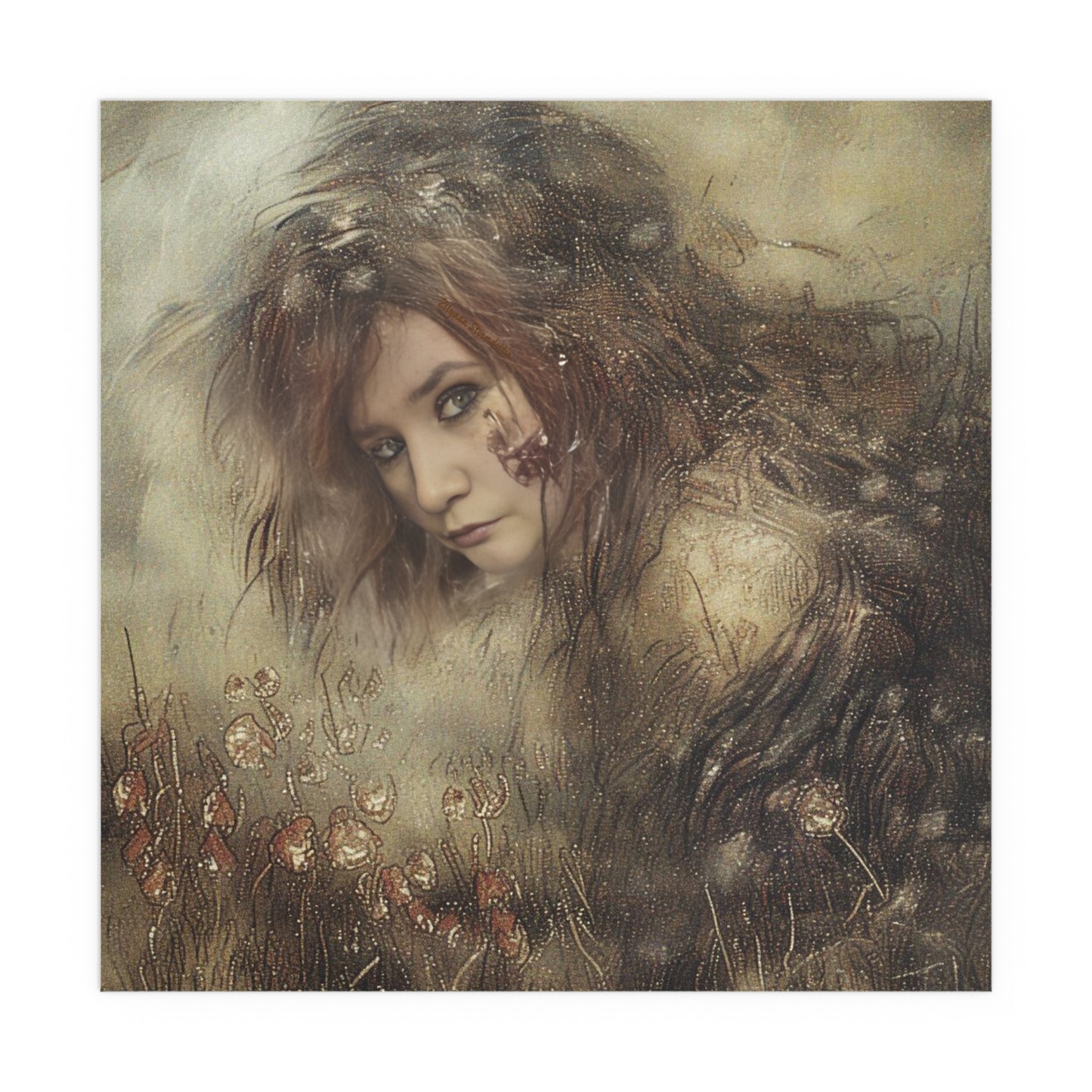 Indoor and Outdoor Silk Posters (Square 32)