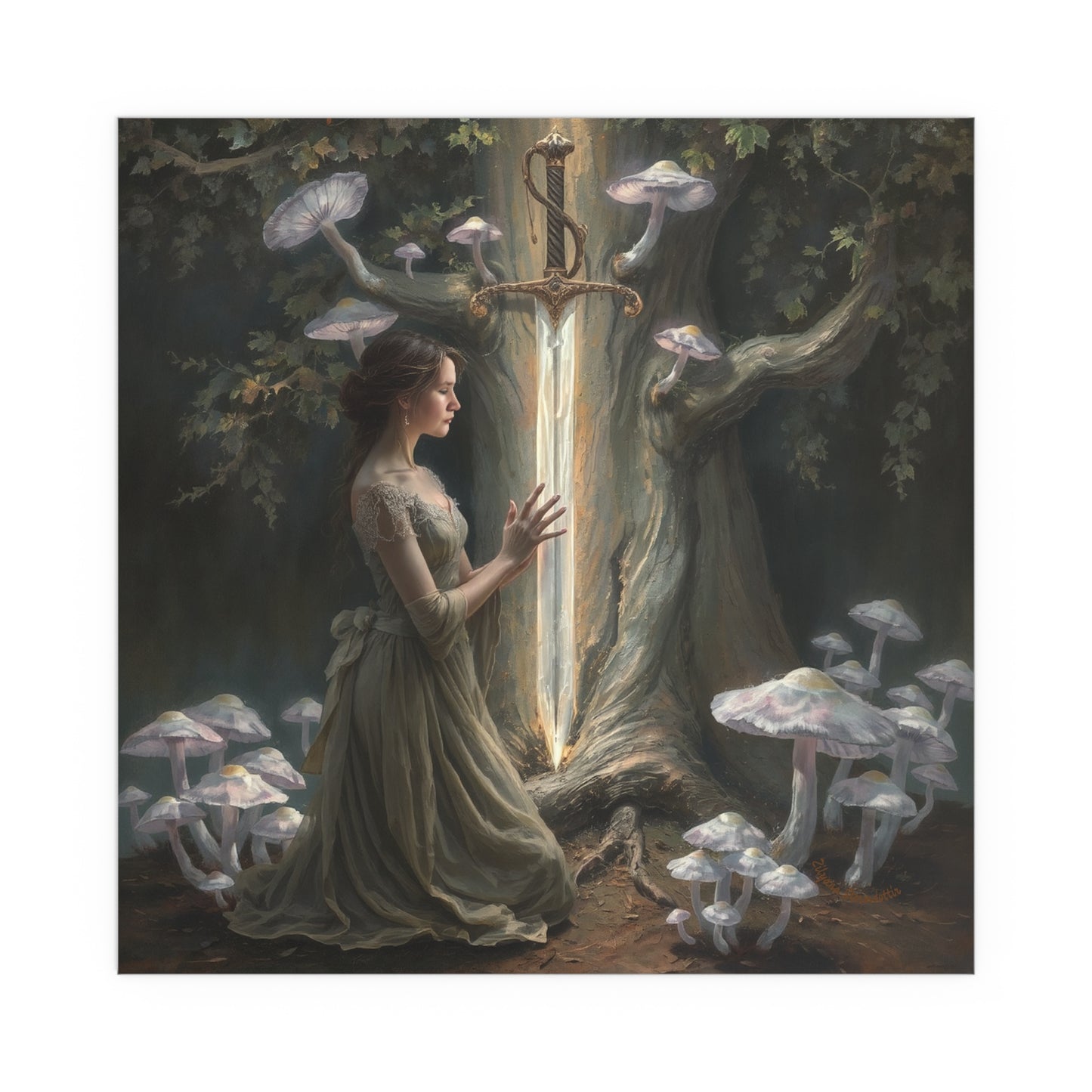 Indoor and Outdoor Silk Posters (Square 27)