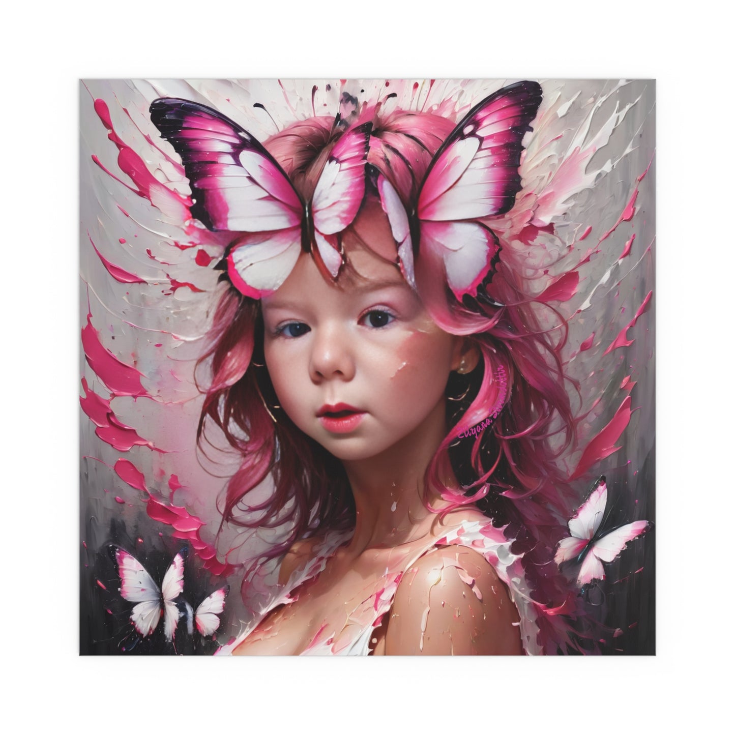 Indoor and Outdoor Silk Posters (Square 8)