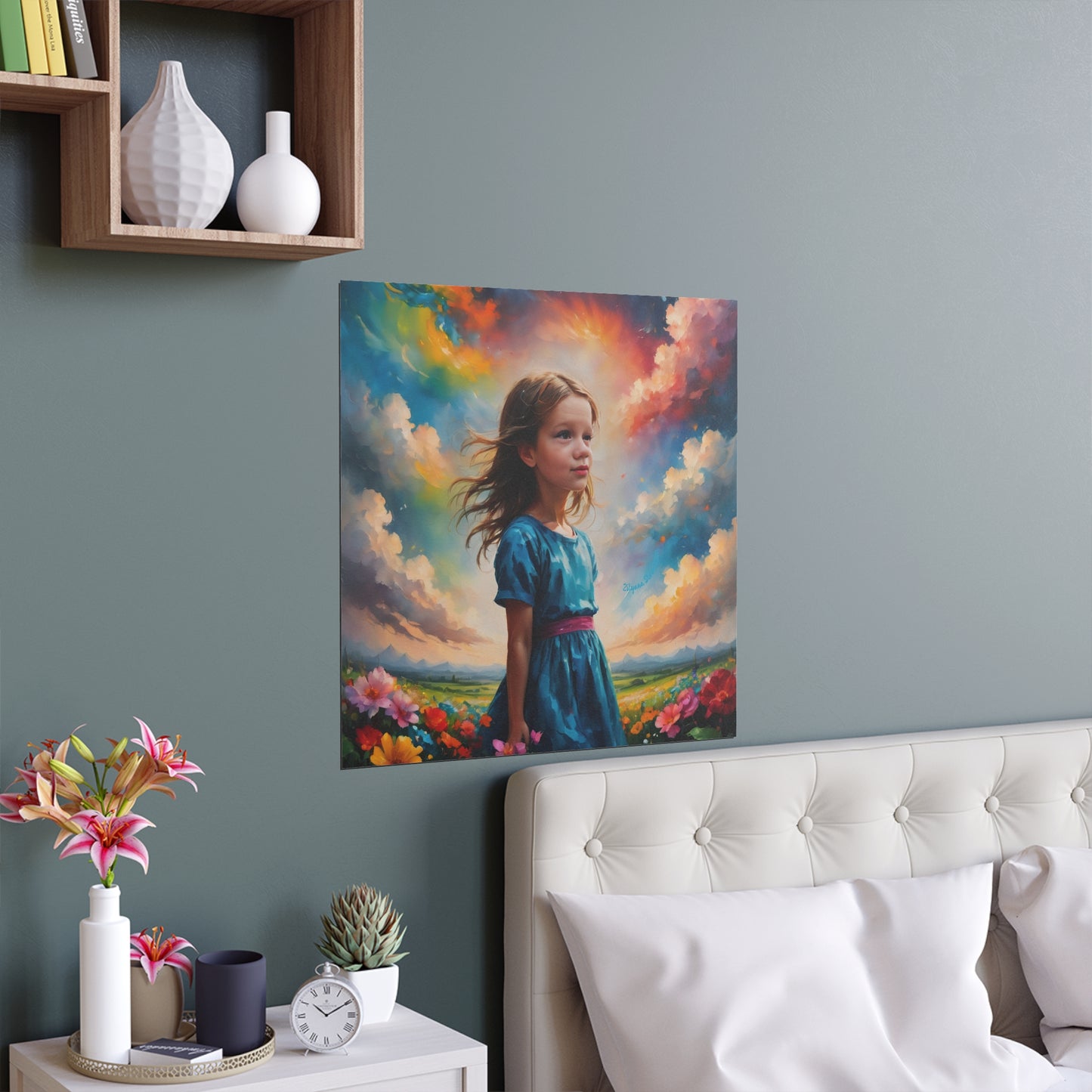 Indoor and Outdoor Silk Posters (Square 11)
