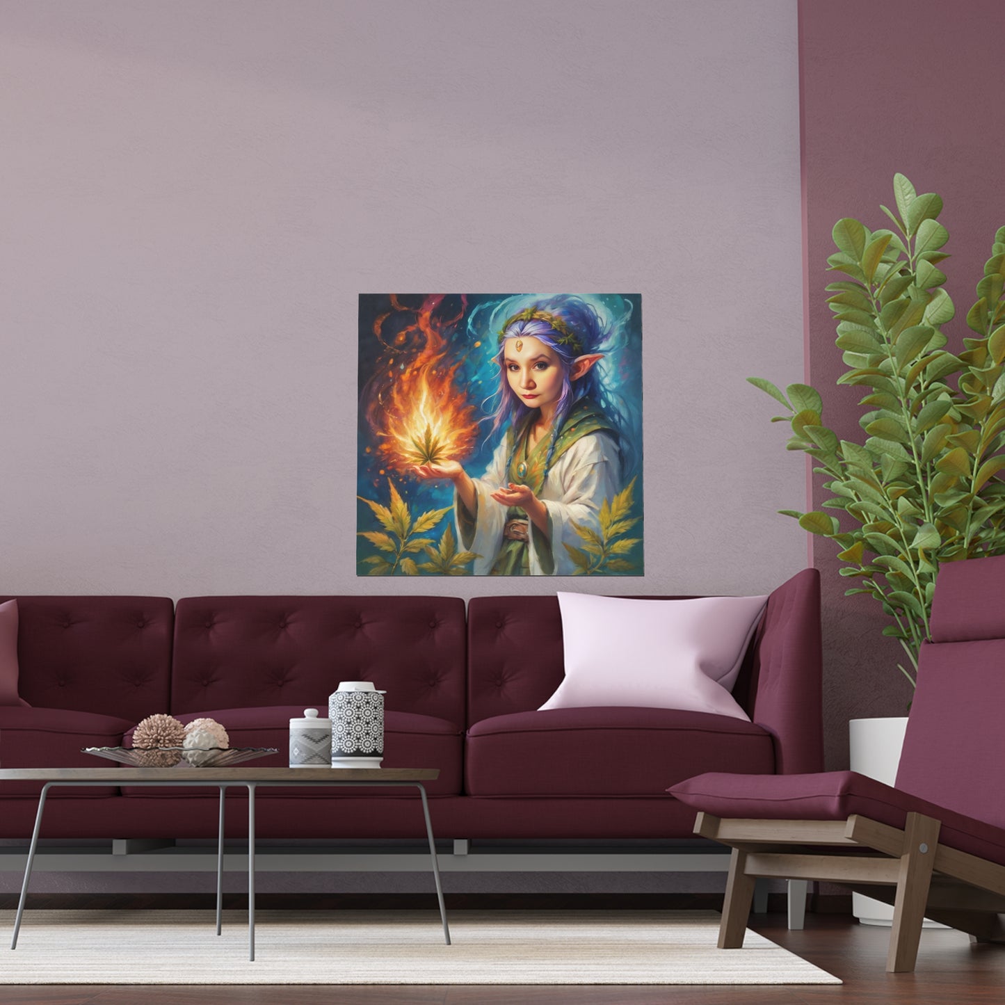 Indoor and Outdoor Silk Posters (Square 19)