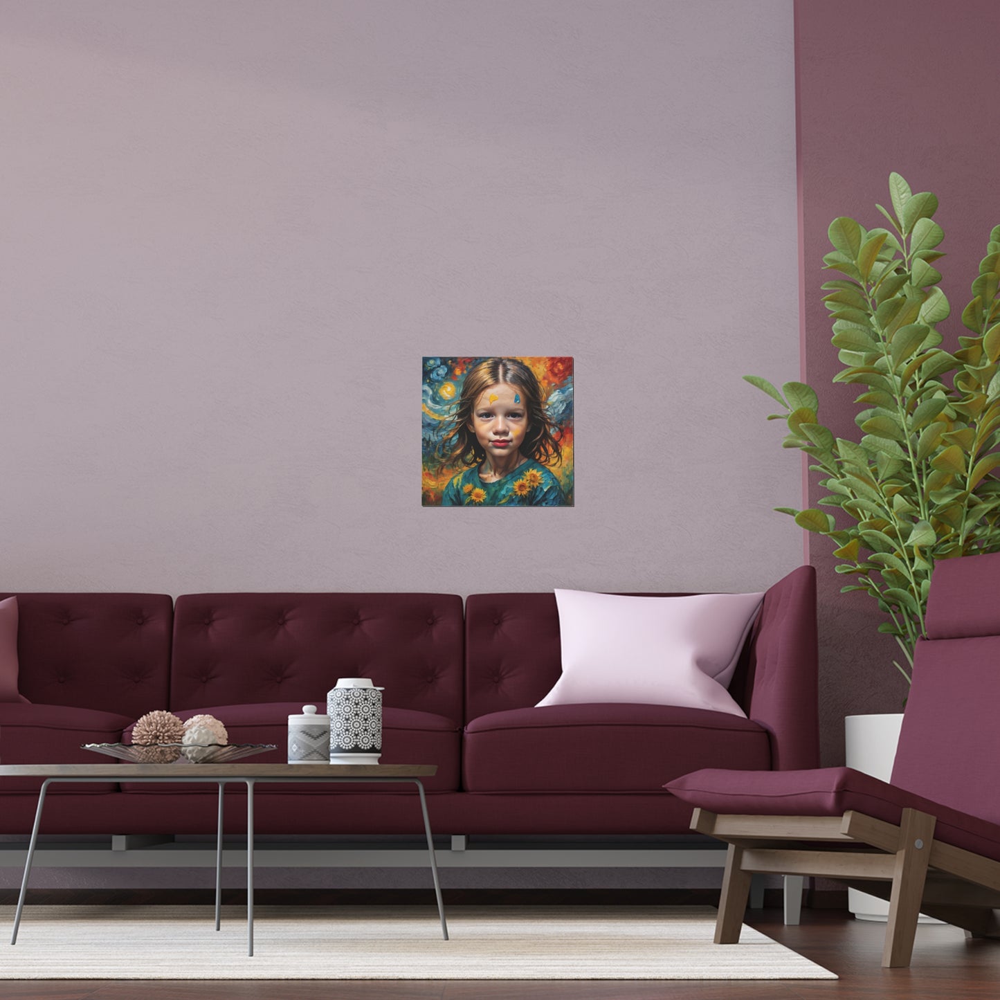 Indoor and Outdoor Silk Posters (Square 12)