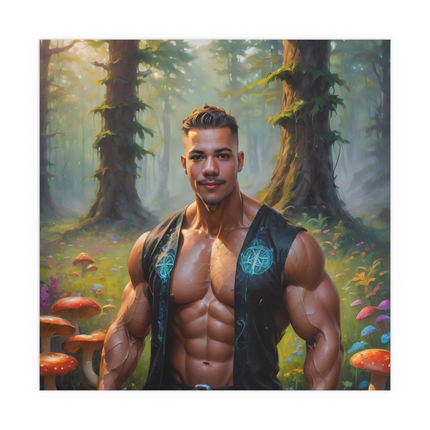 Indoor and Outdoor Silk Posters (Square 28)
