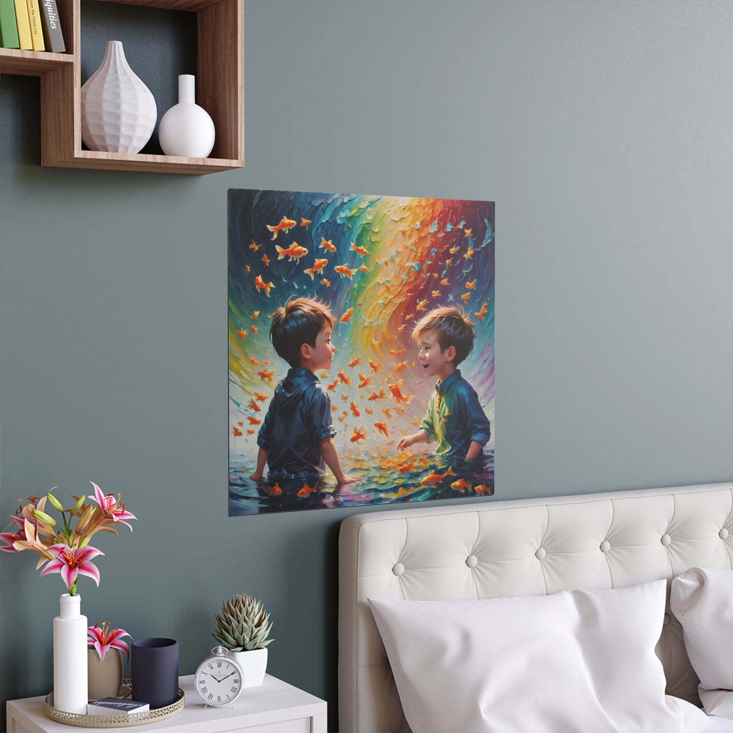 Indoor and Outdoor Silk Posters (Square 14)