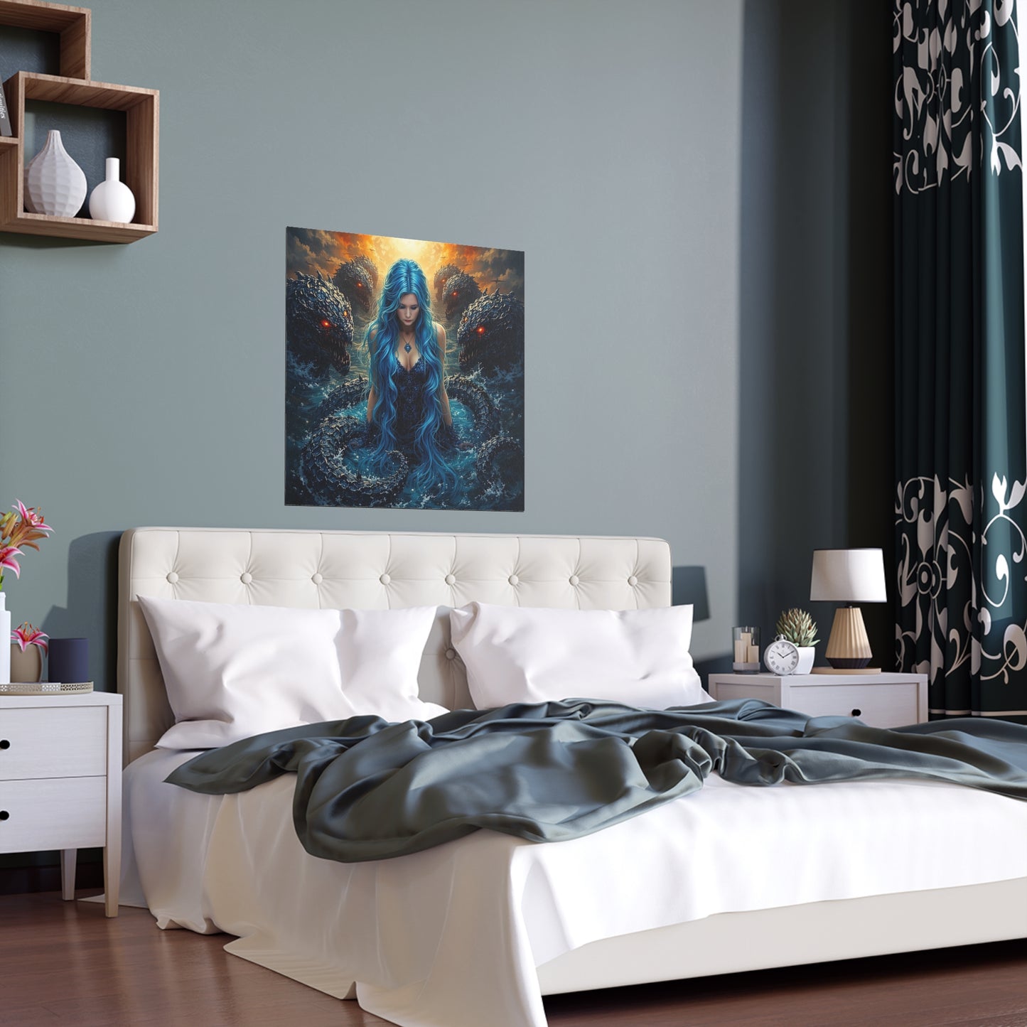 Indoor and Outdoor Silk Posters (Square 5)