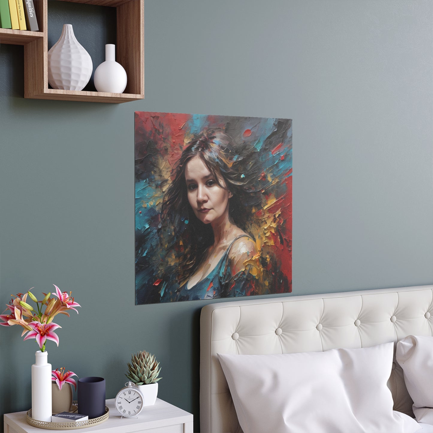 Indoor and Outdoor Silk Posters (Square 9)
