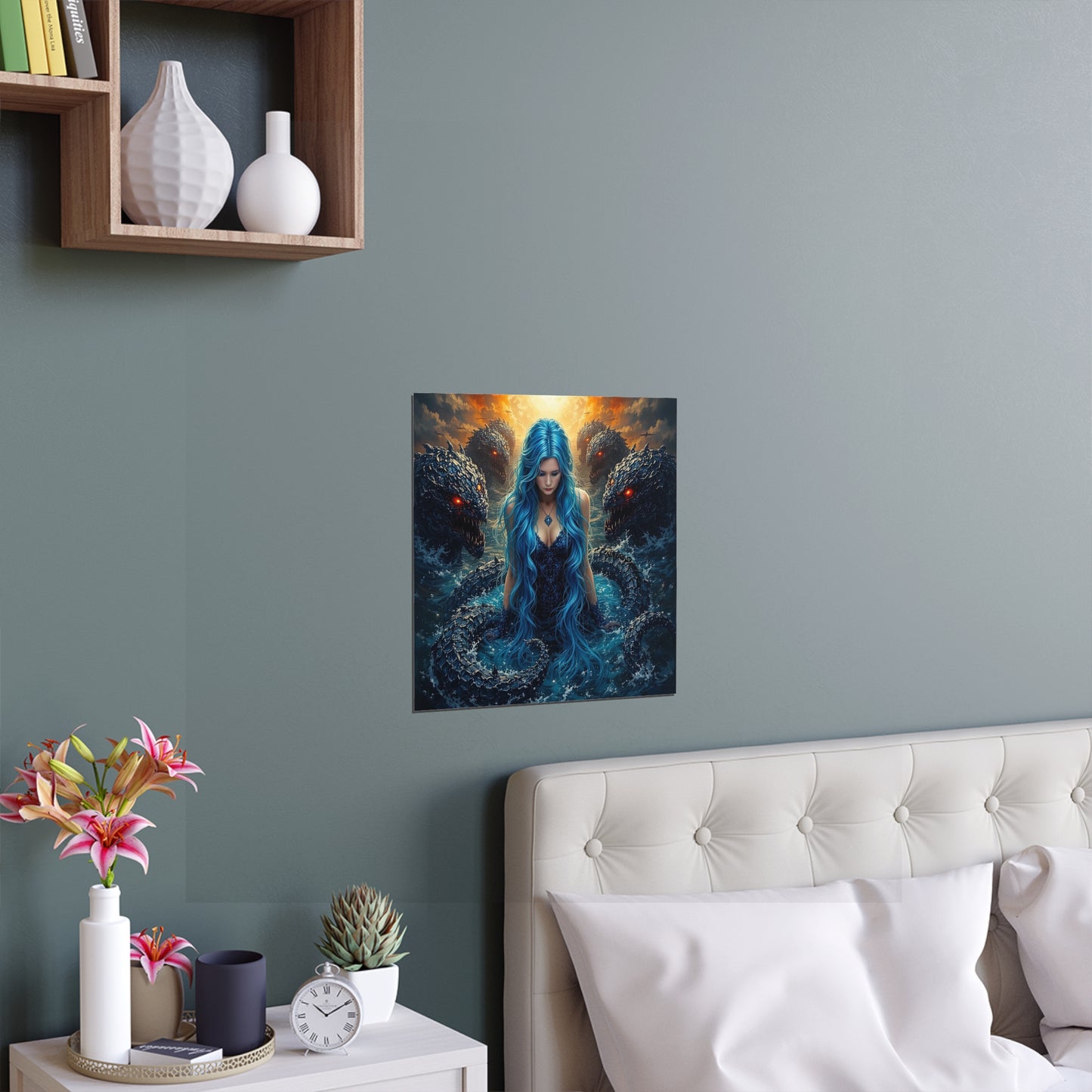 Indoor and Outdoor Silk Posters (Square 5)