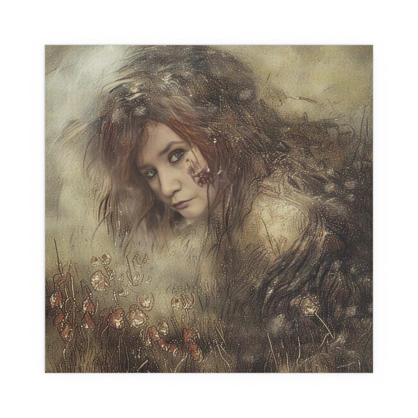 Indoor and Outdoor Silk Posters (Square 32)