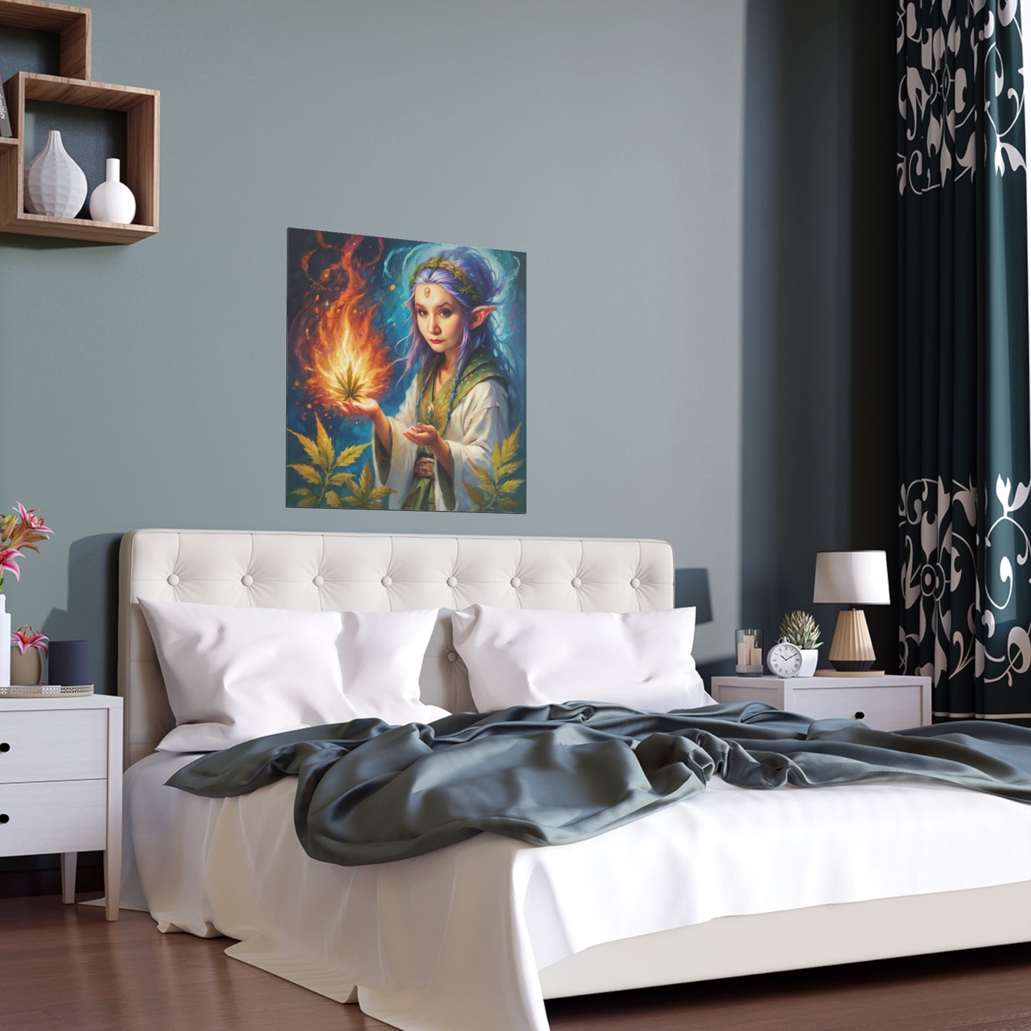 Indoor and Outdoor Silk Posters (Square 19)