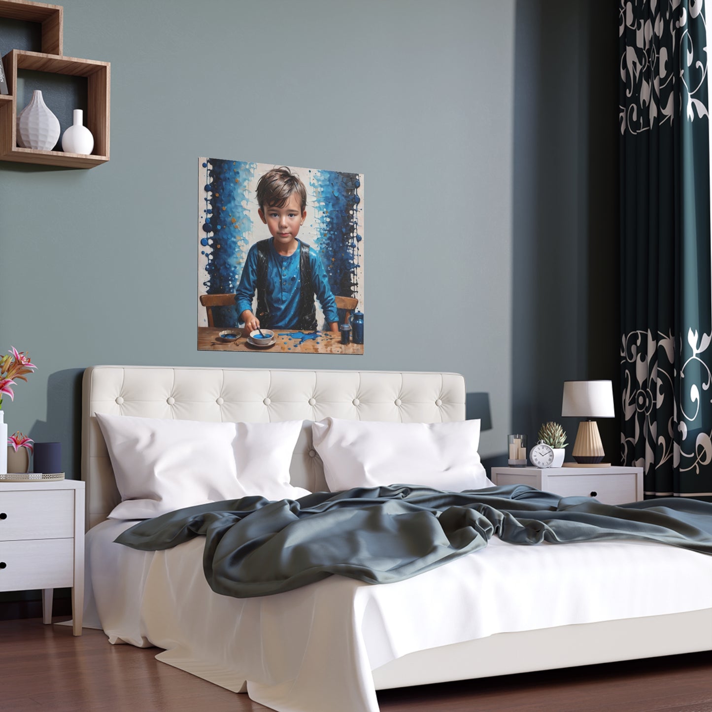 Indoor and Outdoor Silk Posters (Square 4)