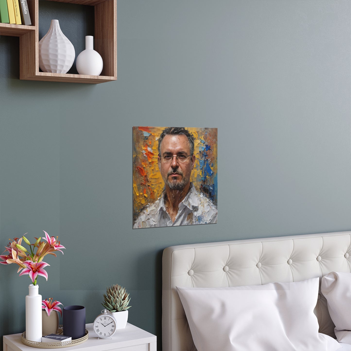 Indoor and Outdoor Silk Posters (Square 21)