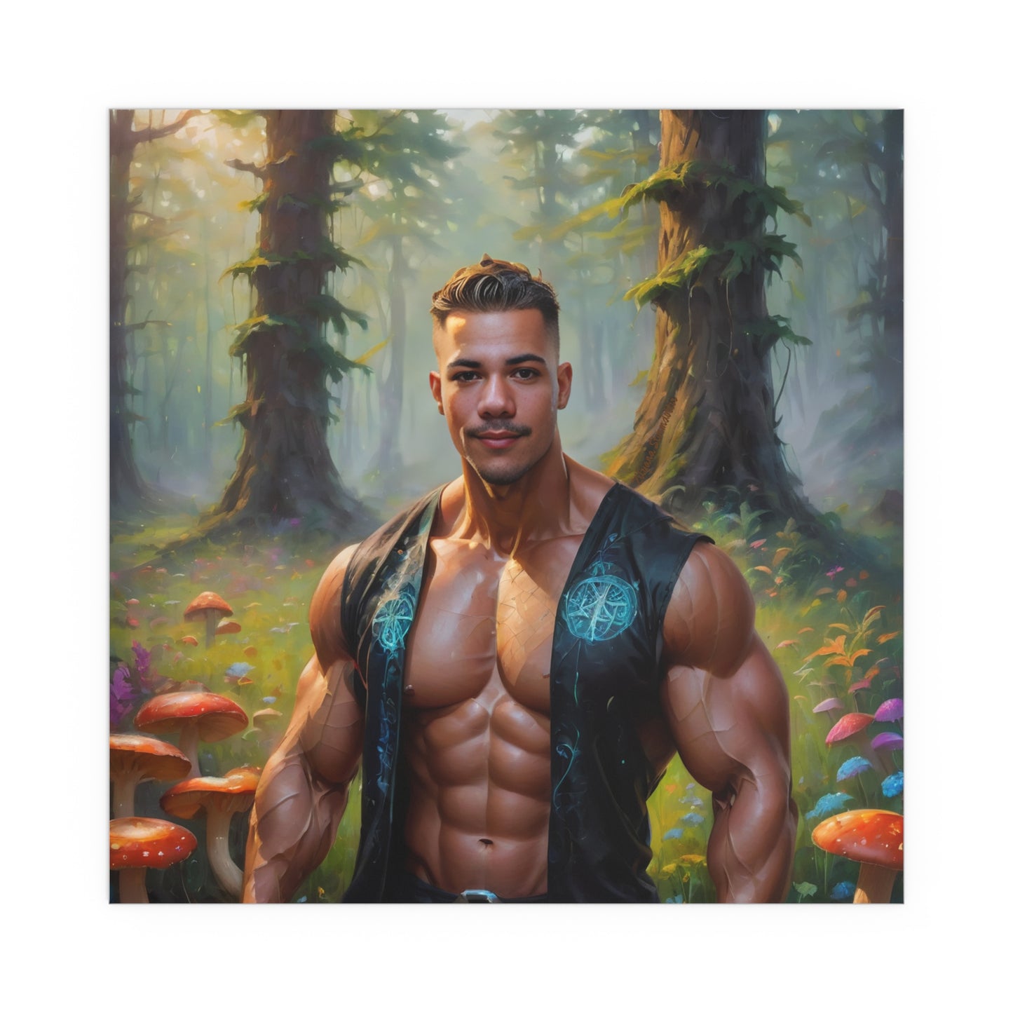 Indoor and Outdoor Silk Posters (Square 28)
