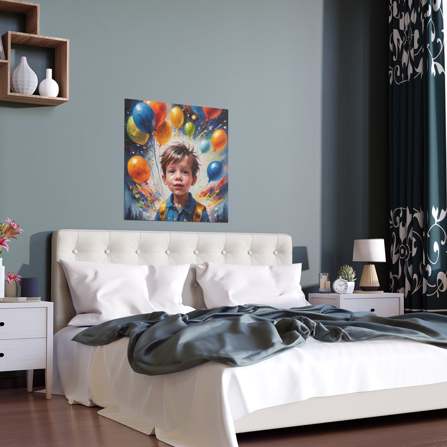 Indoor and Outdoor Silk Posters (Square 7)