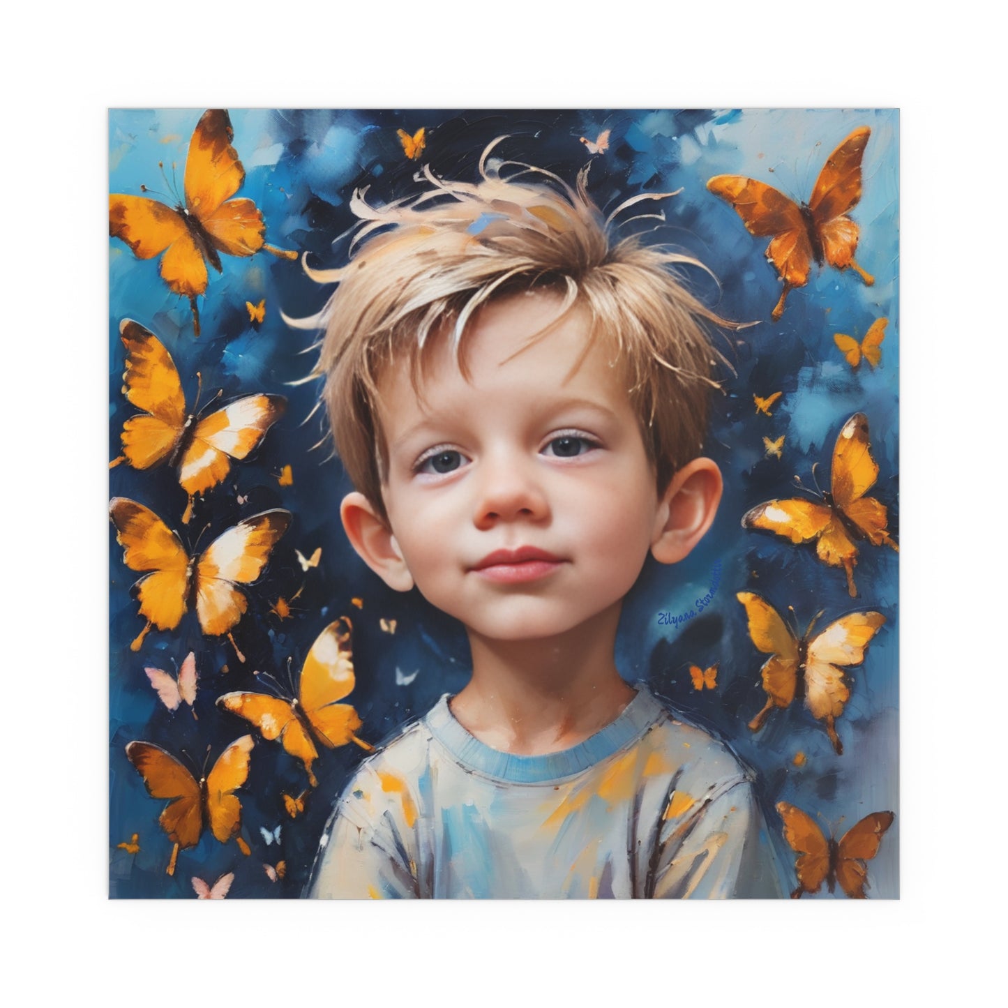 Indoor and Outdoor Silk Posters (Square 13)