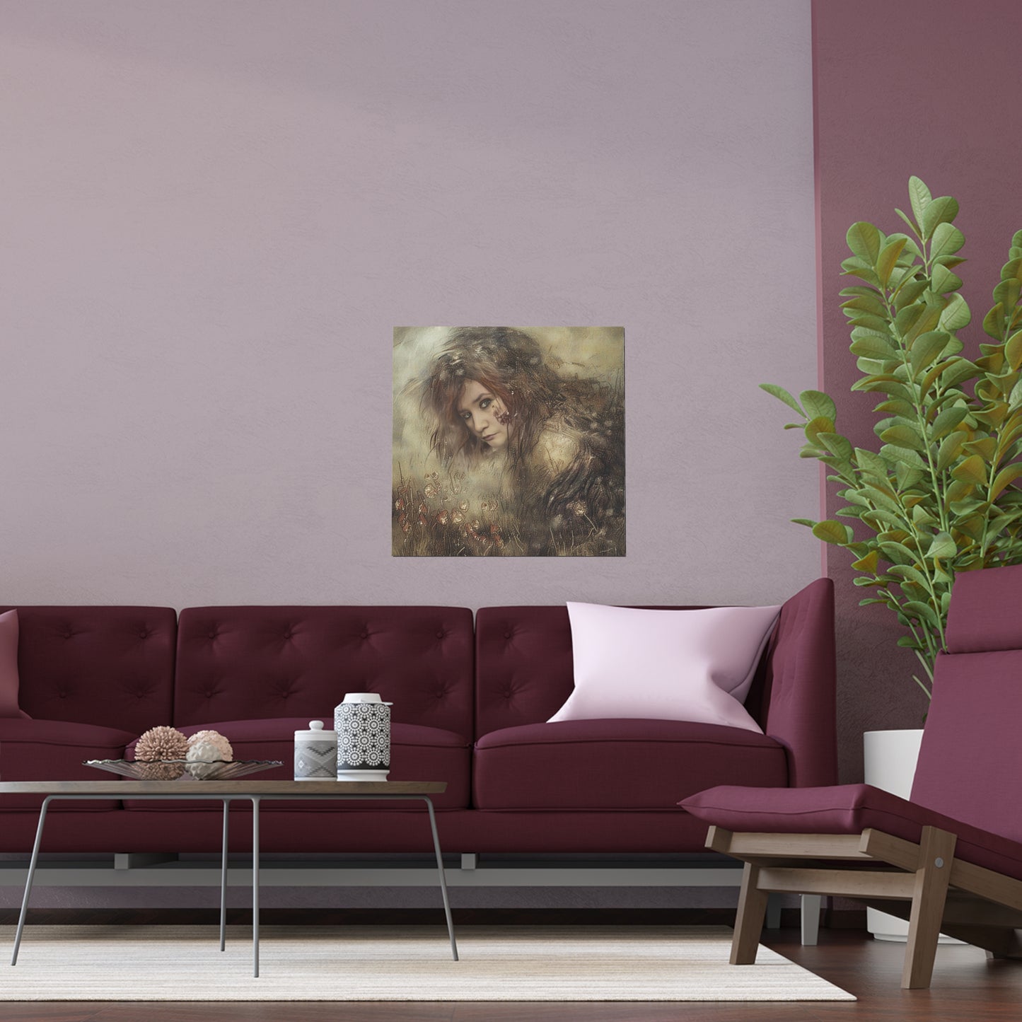 Indoor and Outdoor Silk Posters (Square 32)