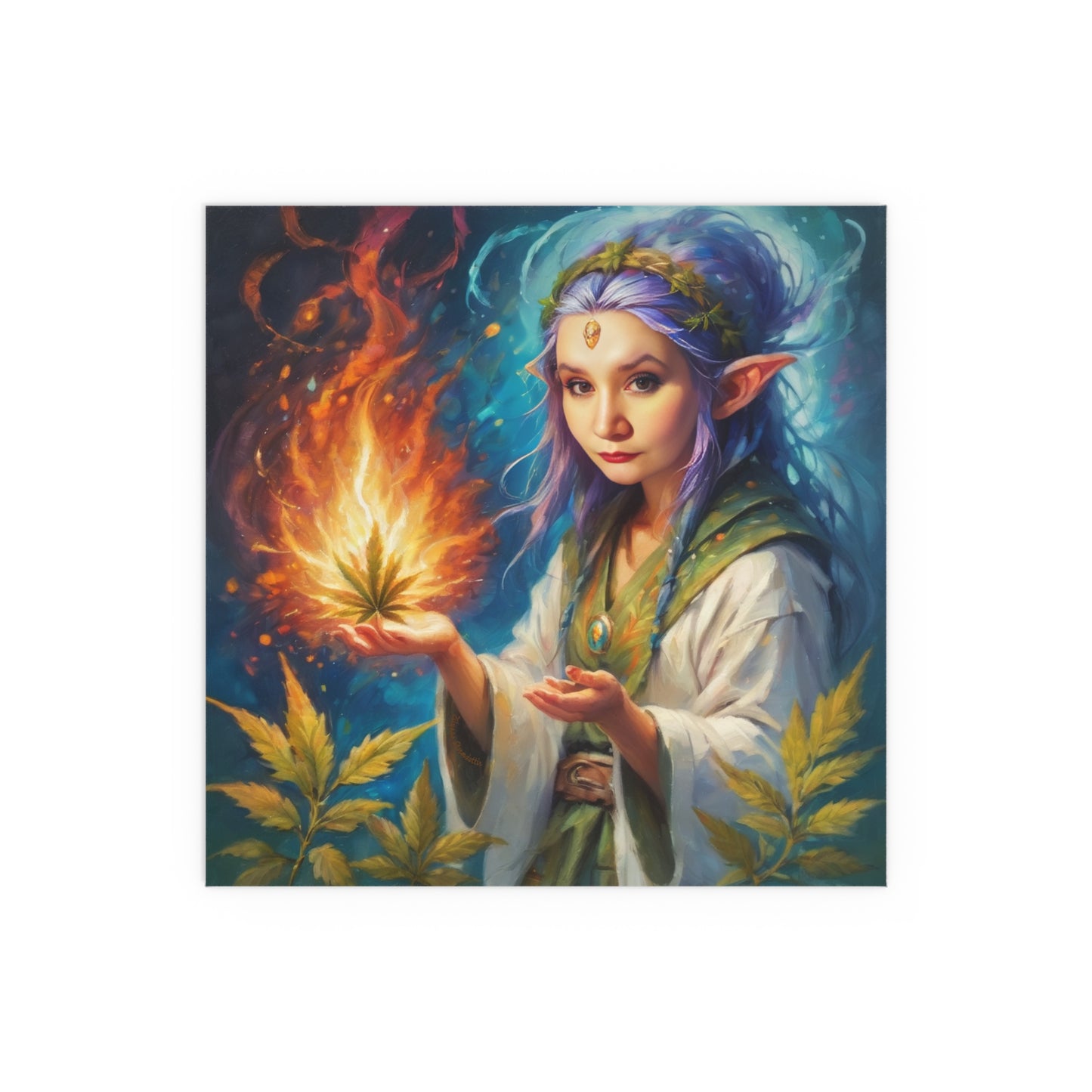 Indoor and Outdoor Silk Posters (Square 19)